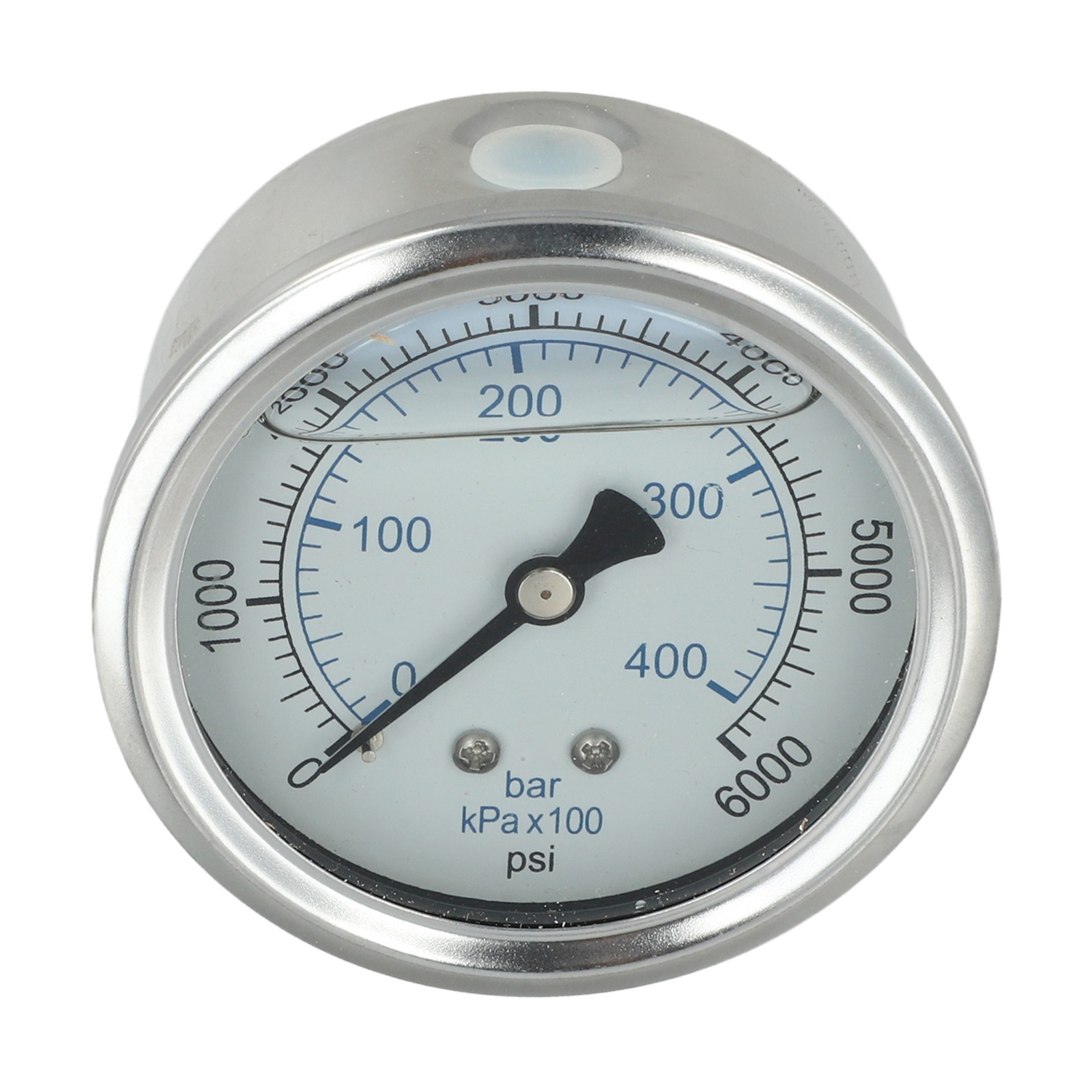 Robust M14x15 Threaded Pressure Washer Pressure Gauge 0 400 Bar/6000 Psi