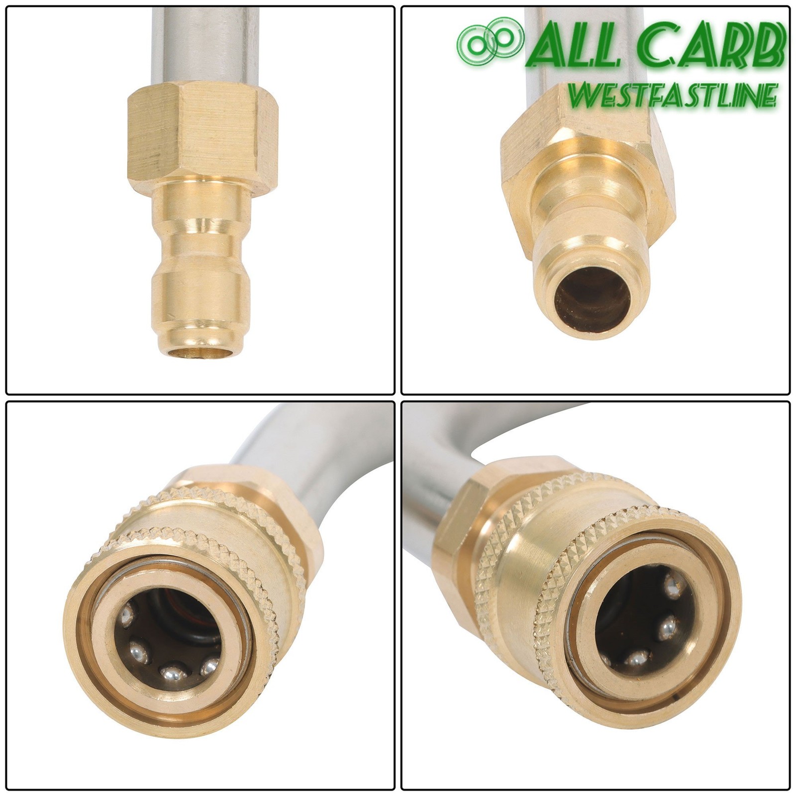 9X Pressure Washer Extension Wand Upgrade Power Washer Lance 1/4″ with Nozzle