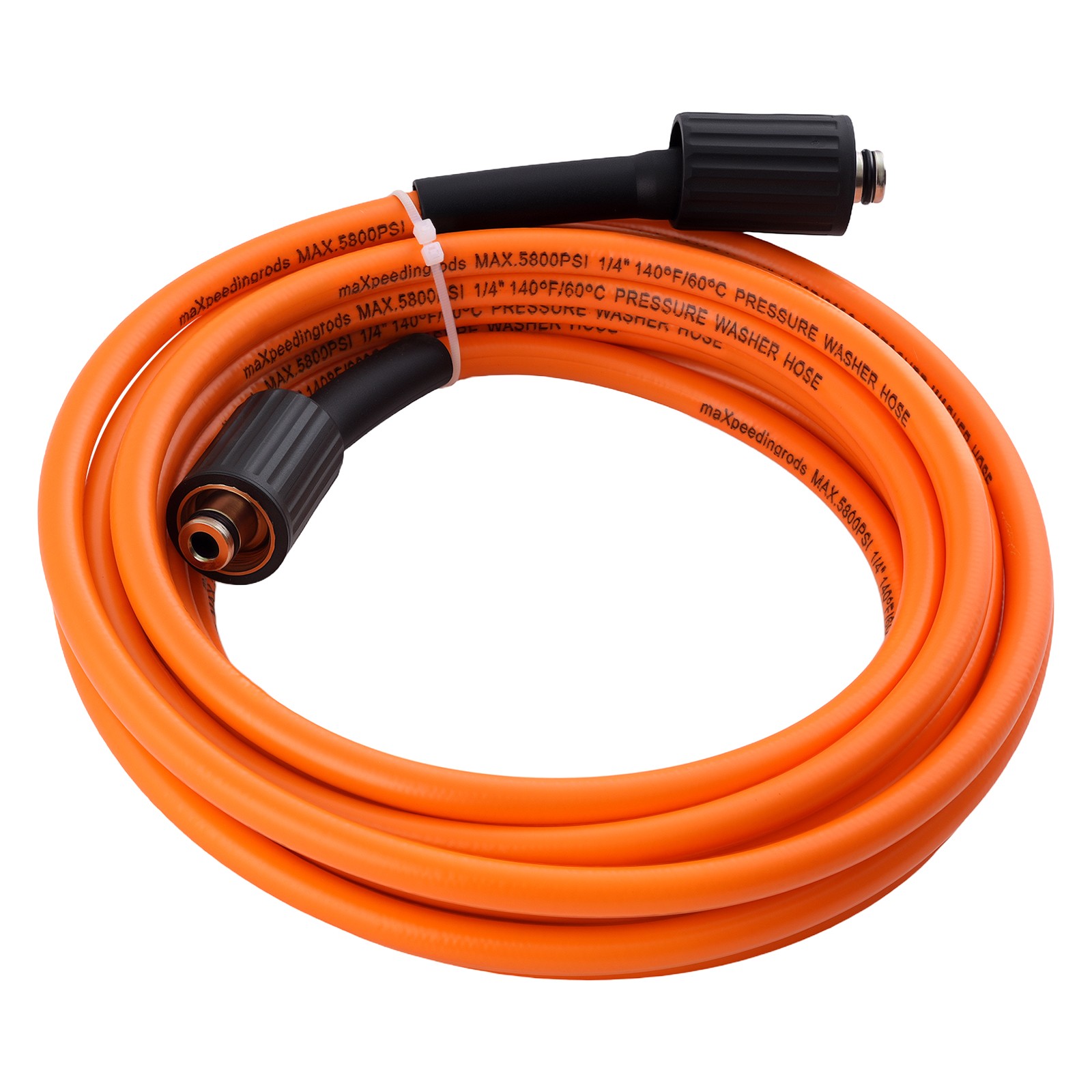 25Feet High Pressure Washer Hose 5800PSI 1/4inch Quick Connect Kink Resistant