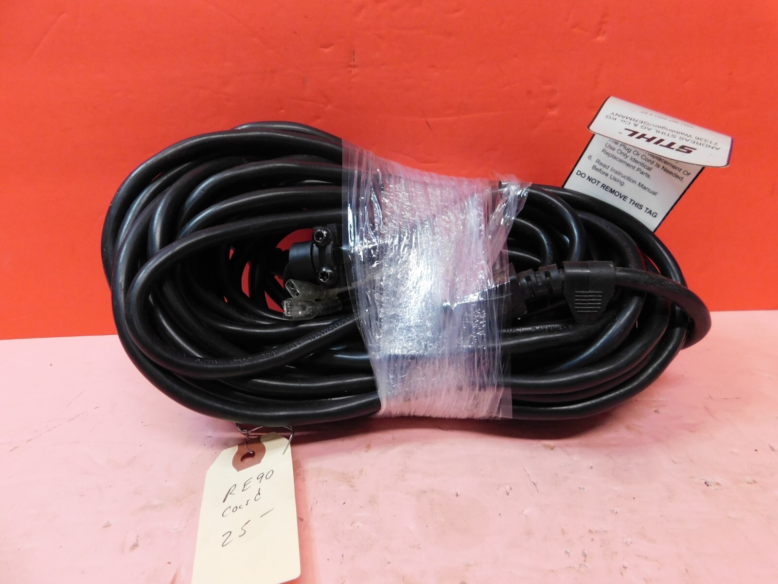 PRESSURE WASHER POWER CORD FOR STIHL RE90 — BOX 1842 WT