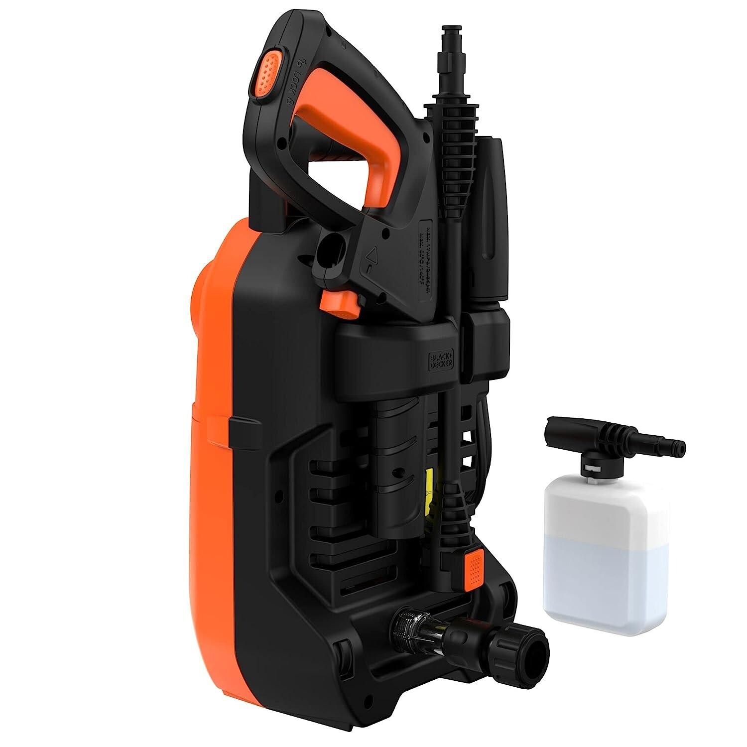 BLACK+DECKER BEPW1600-IN 1300W 1600 PSI 110 Bar Pressure Washer for Car wash