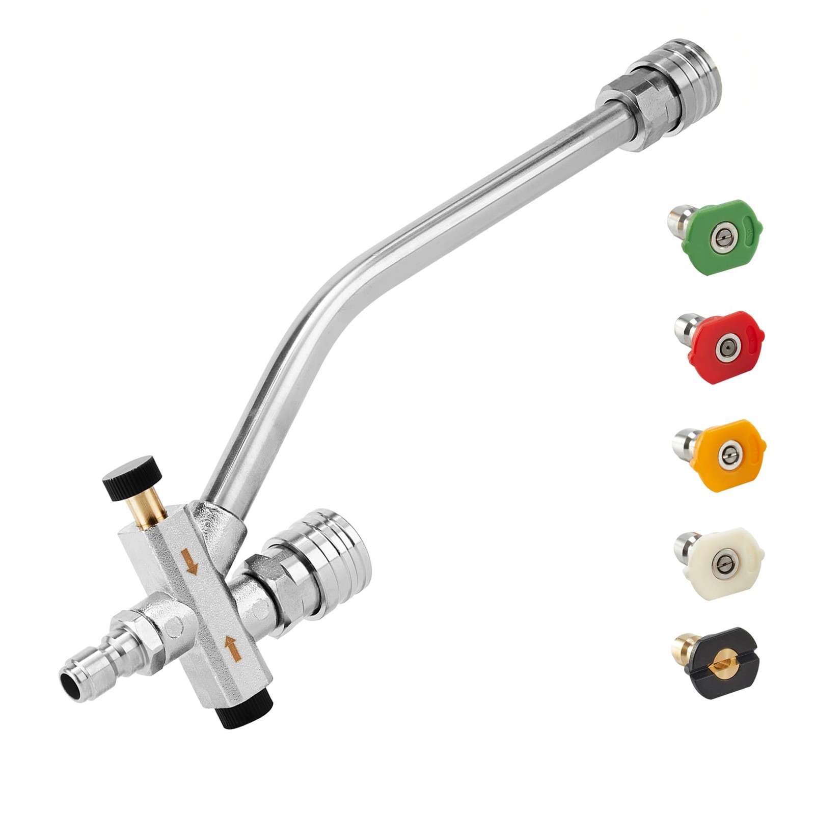 Dual Connector Lance Pressure Washer Foam Cannon, Power Washer Soap Attachmen…