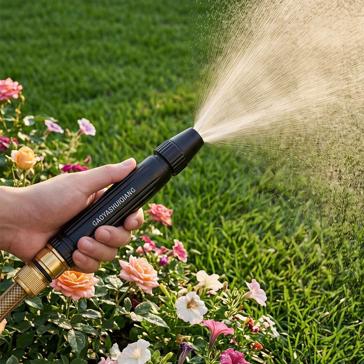 High Pressure Water Gun Hose Nozzle Spray for Car Wash Garden Pressure Booster