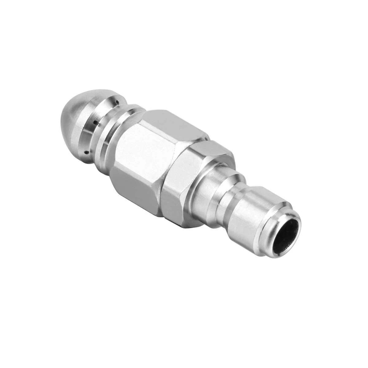2Pcs Male Pressure Washer Drain Sewer Cleaning Pipe Jetter Rotating Nozzle 1/4”