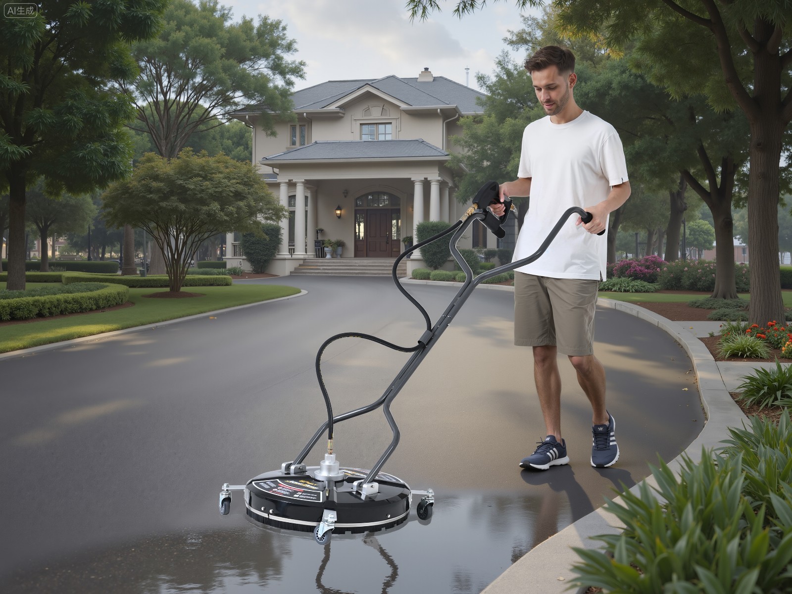 US Stock Universal 22″ Surface Cleaner 4500 PSI for Hot/Cold Pressure Washers