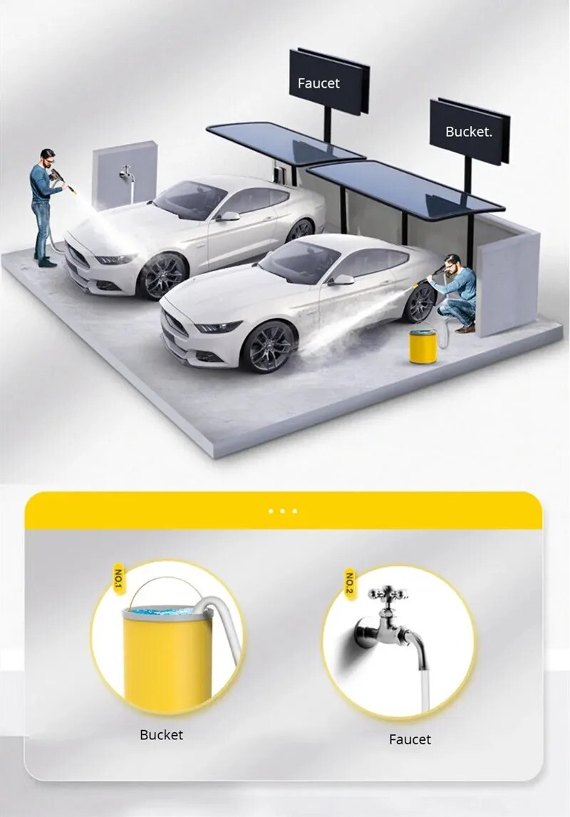 1600W220V Household and Commercial Car Electric High-pressure Cleaning Machine