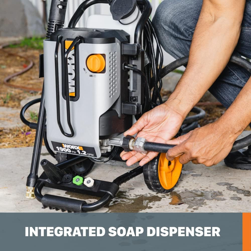 Worx 13 Amp Electric Pressure Washer 2090 PSI – WG606