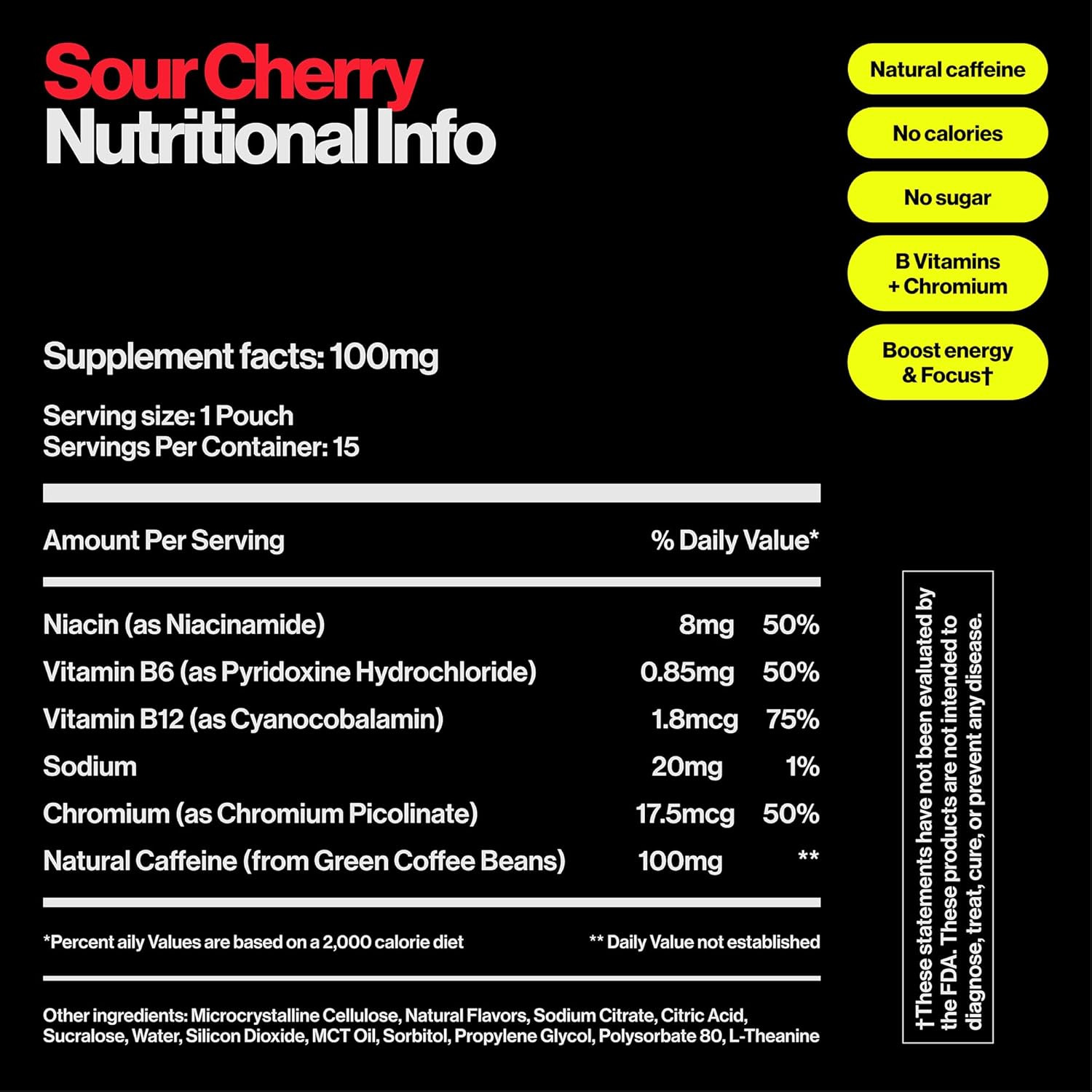 Energy Pouches | 200Mg Natural Caffeine | Vitamins and Minerals | 4 Pack Assorte