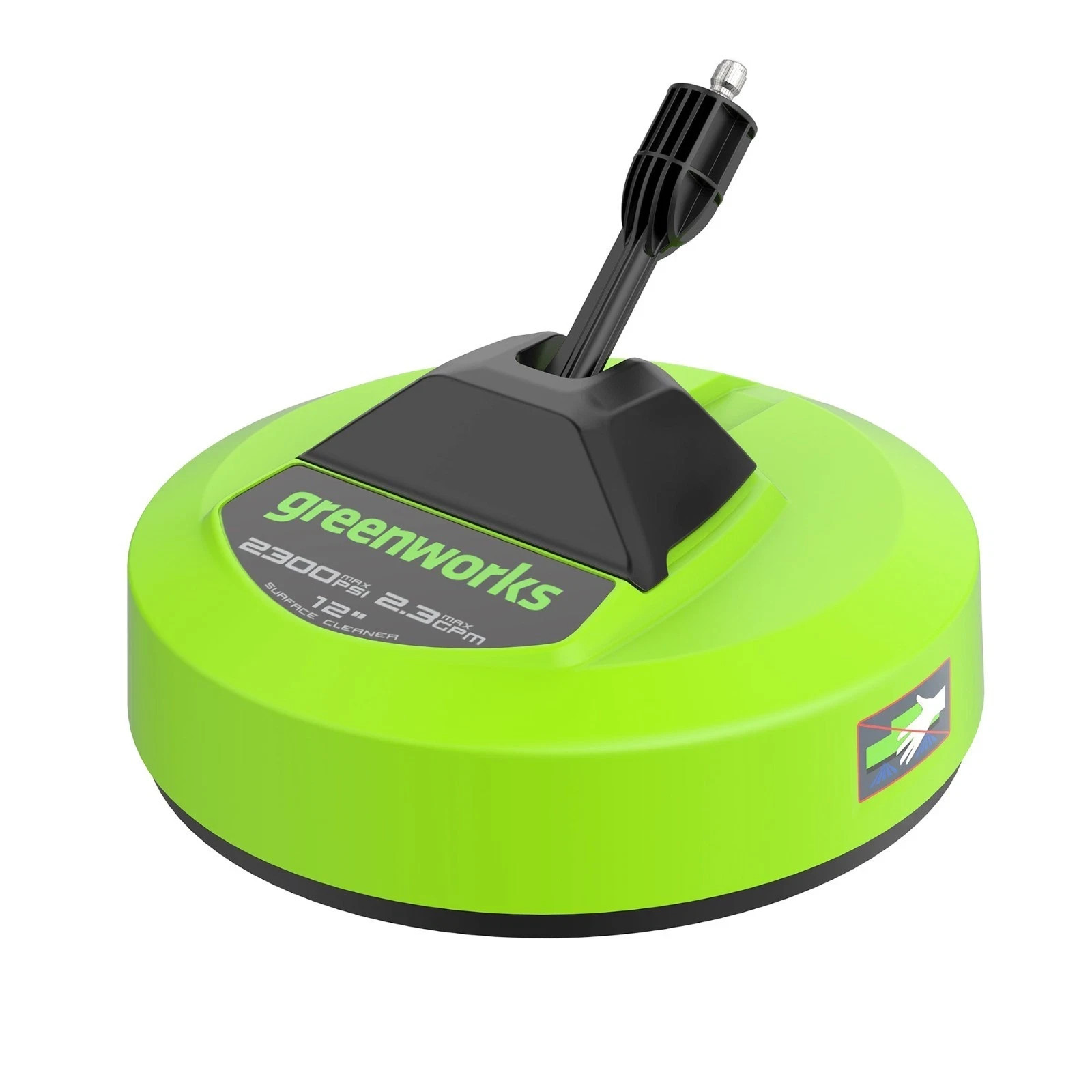 Greenworks 12 inch Rotating Surface Cleaner (max 2300 Psi) 1/4″ Quick Connect