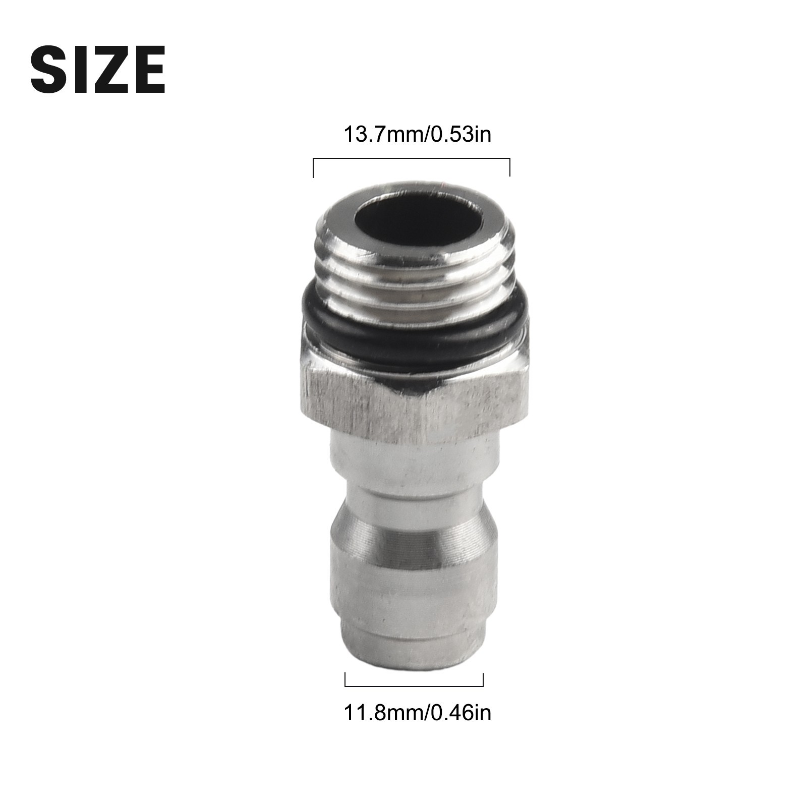 Alloy High Pressure Washer 1/ 4 Quick Connector Snow Foam Bottle Connection
