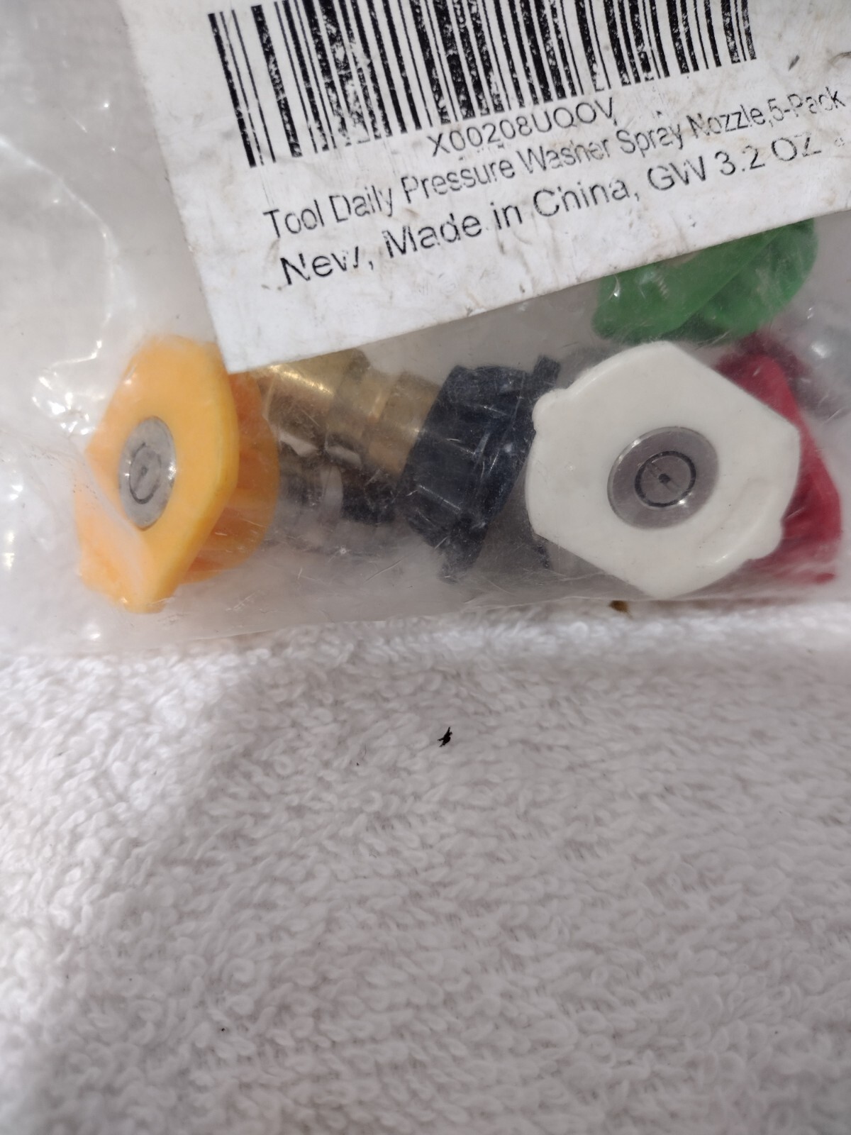 Pressure Washer Nozzle/ Pack of 5/ 4000 PSI /Tool Daily