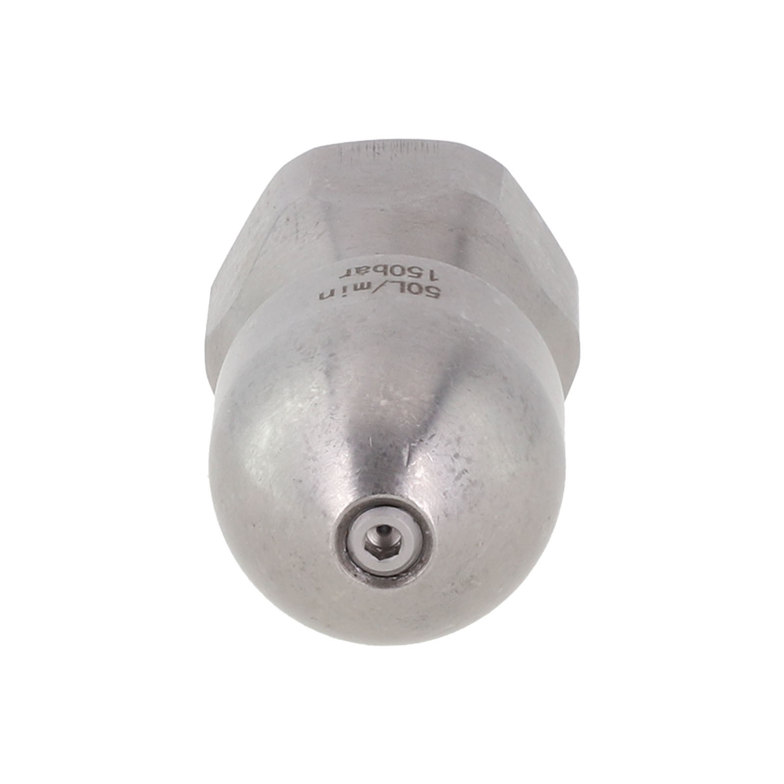 Efficient Sewage Pipe Cleaning Nozzle 12 Internal Thread Front 1 Rear 6 Holes