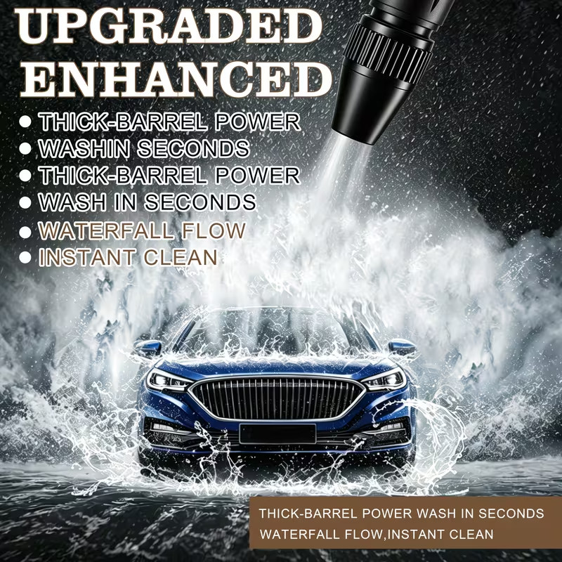 6pcs/2 Sets 2026 Upgraded Home High-Pressure Car Wash Water Gun