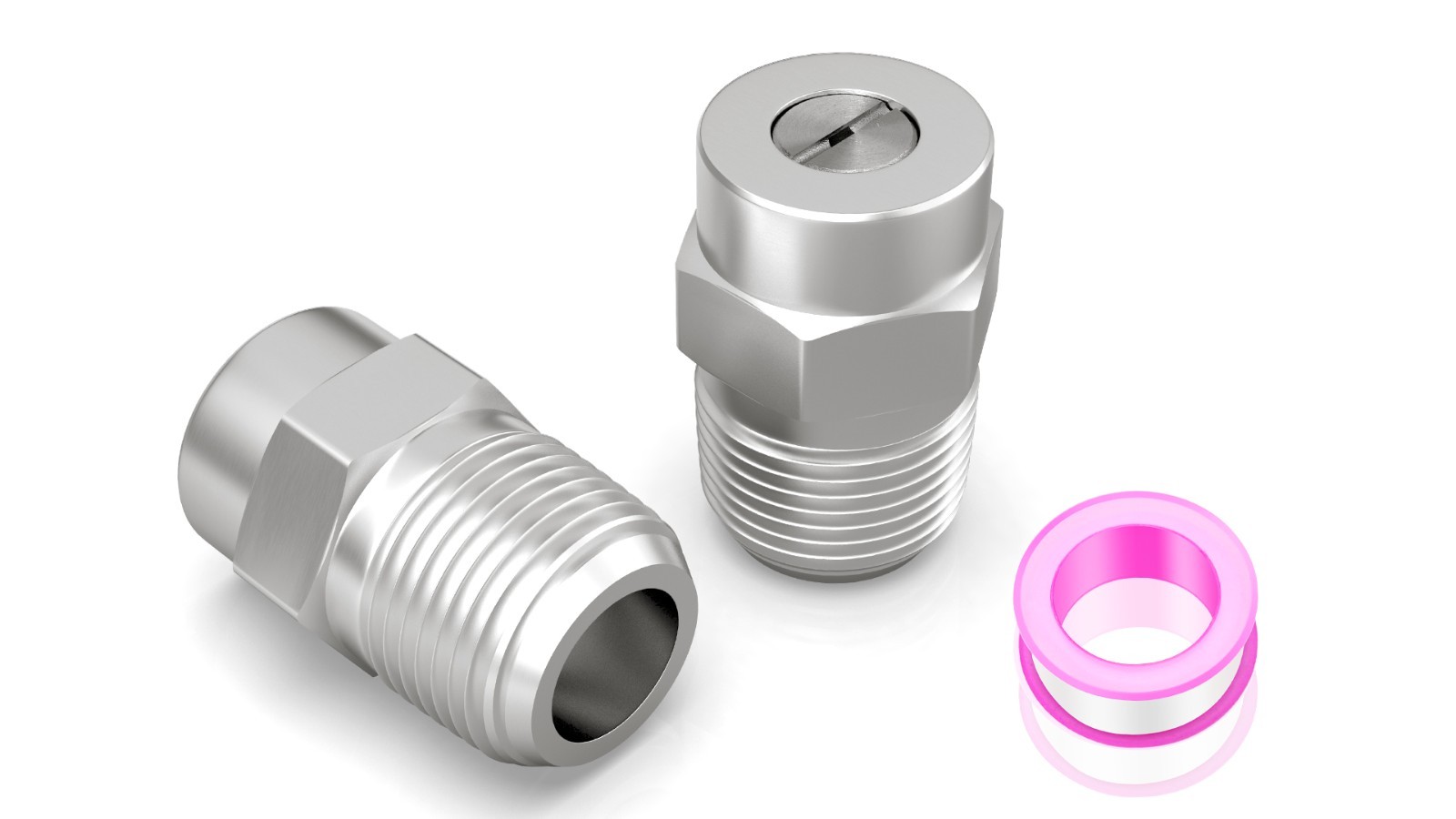 35° Surface Cleaner Tips 1/4″ NPT Male 2.5 Orifice 4000 PSI Nozzles – 10-Pack