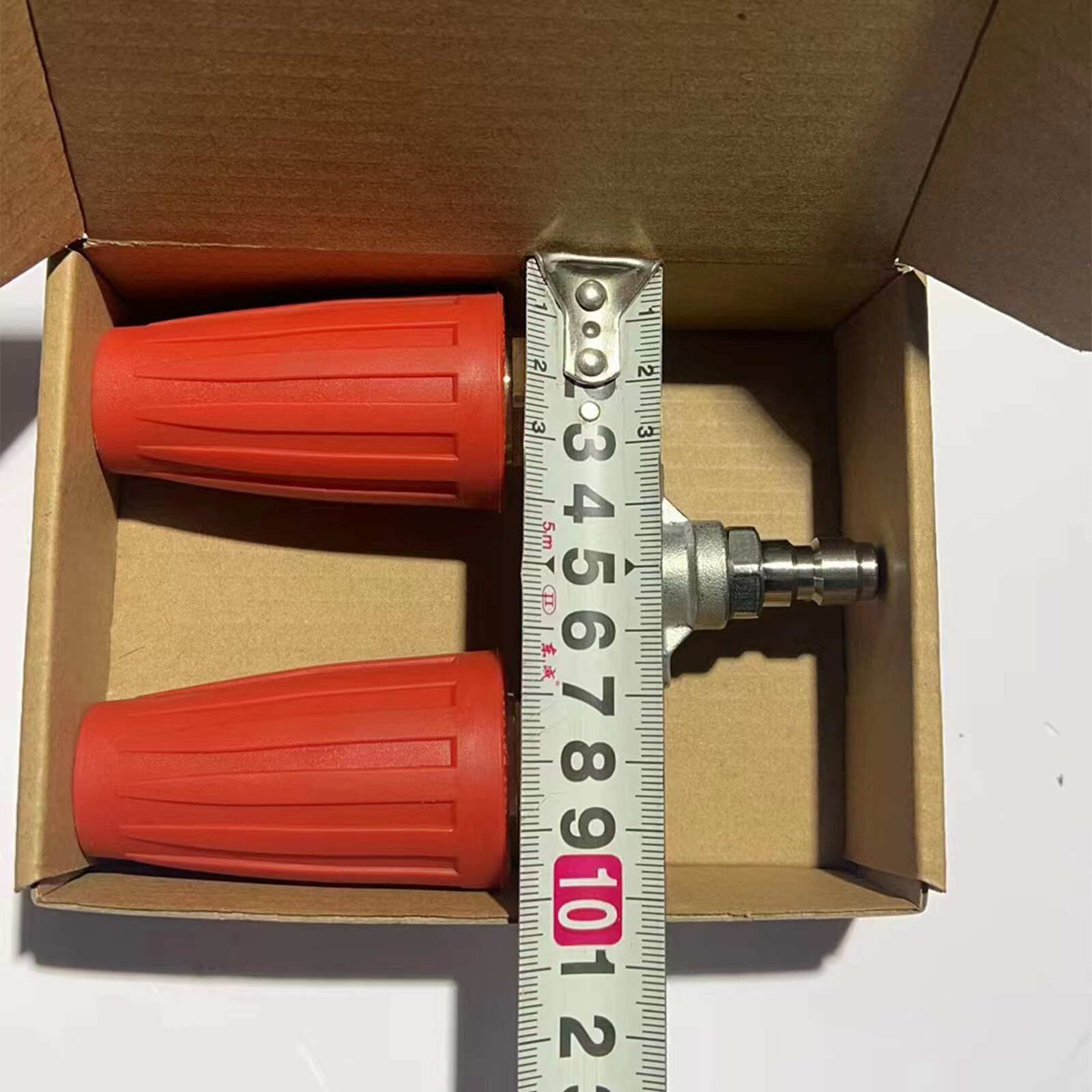 High-Pressure Washer Rotating Dual Turbo Nozzle Spray Tip1/4″ 4000PSI 4-6GPM