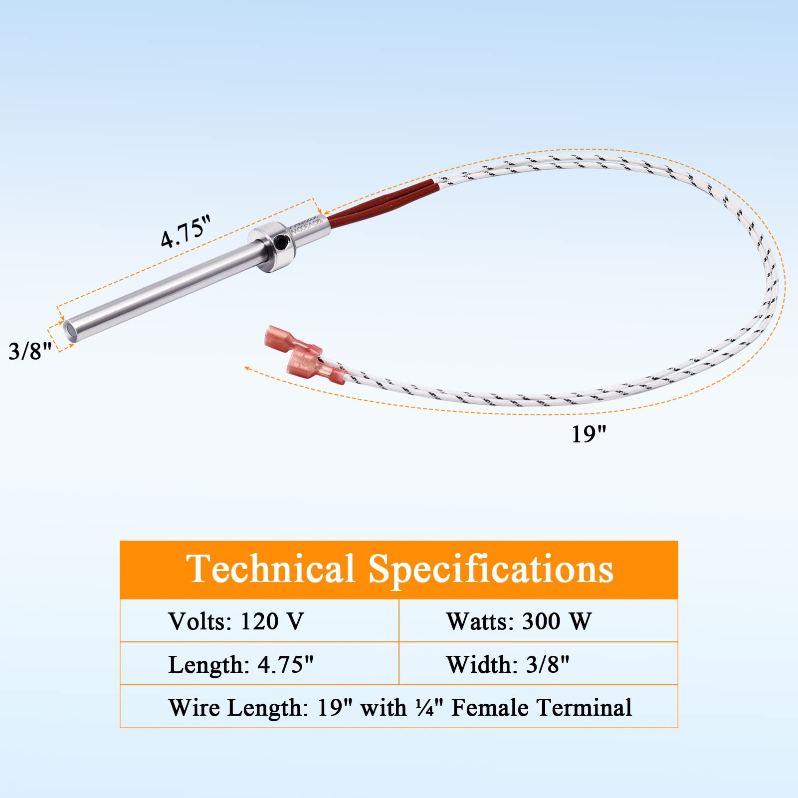 Criditpid Replacement PU-CHA Igniter for Englander 25-PDVC, 55-SHP10,