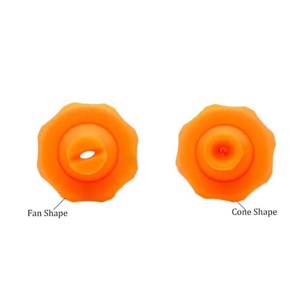 Universal Fan Shaped Conical Nozzle for Electroplating Cleaning Spray PP Plastic