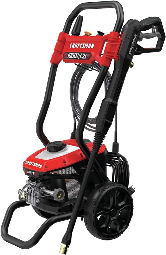 Electric Corded Electric Pressure Washer Cold Water 1900 -PSI 1.2-GPM
