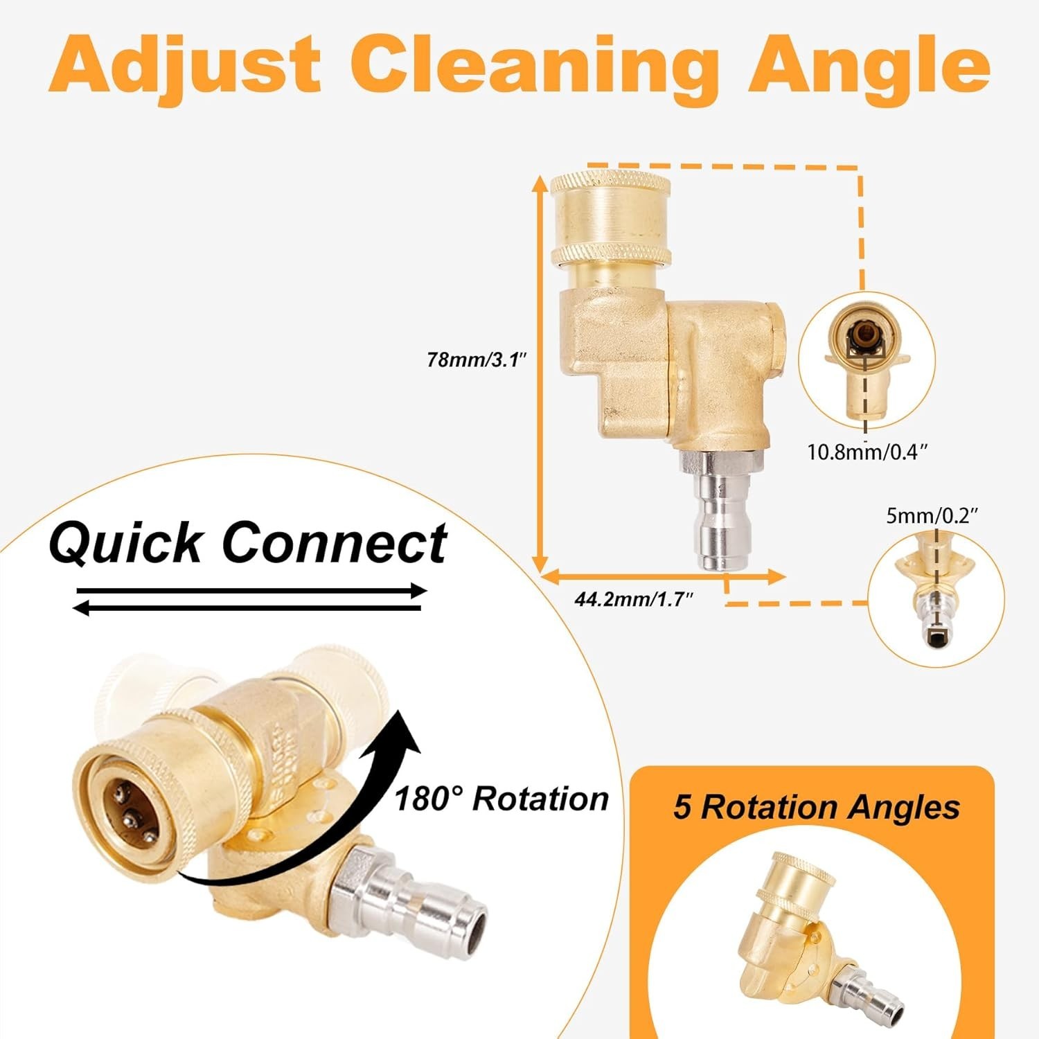 Ultimate Radiator Cleaning Solution – 40in Wand, 5000 PSI, Includes Accessories
