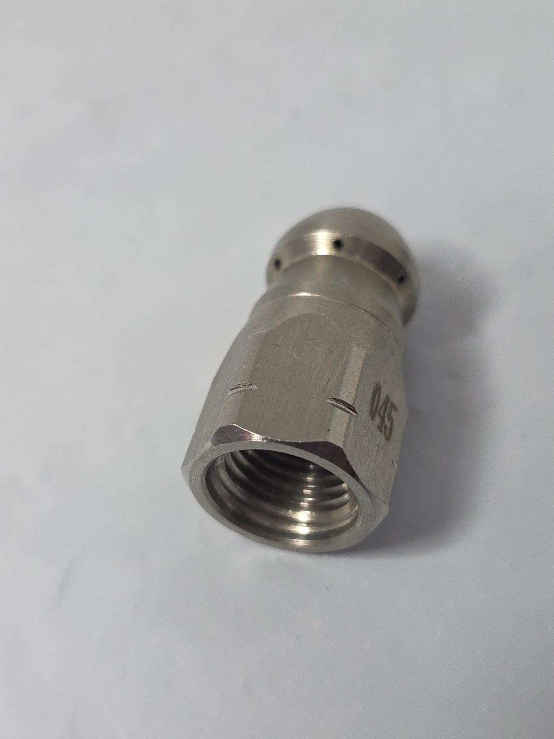 Stainless Steel S Jetter Nozzle Pressure Washer Drain Clean Nozzles Tips 045. B