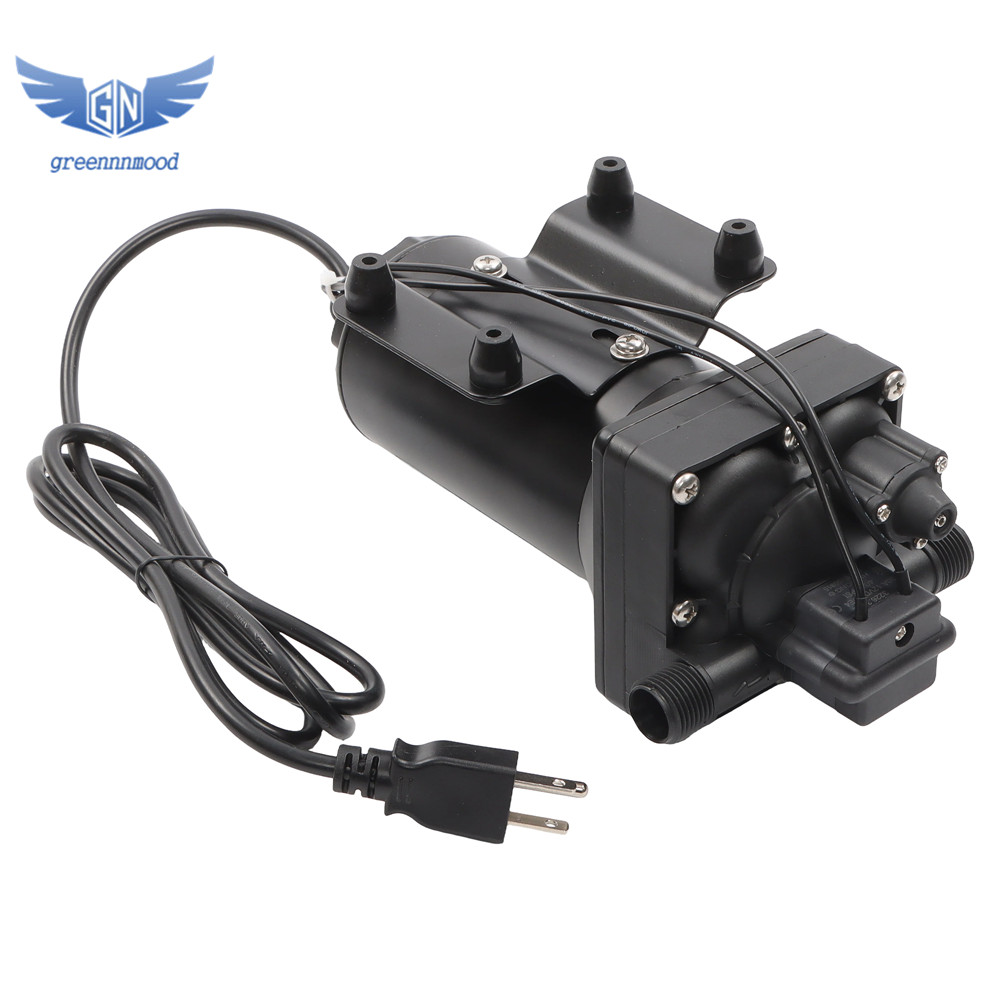 Water Pressure Booster Diaphragm Pump 4-chamber 110V AC for House 75PSI 5.5GPM