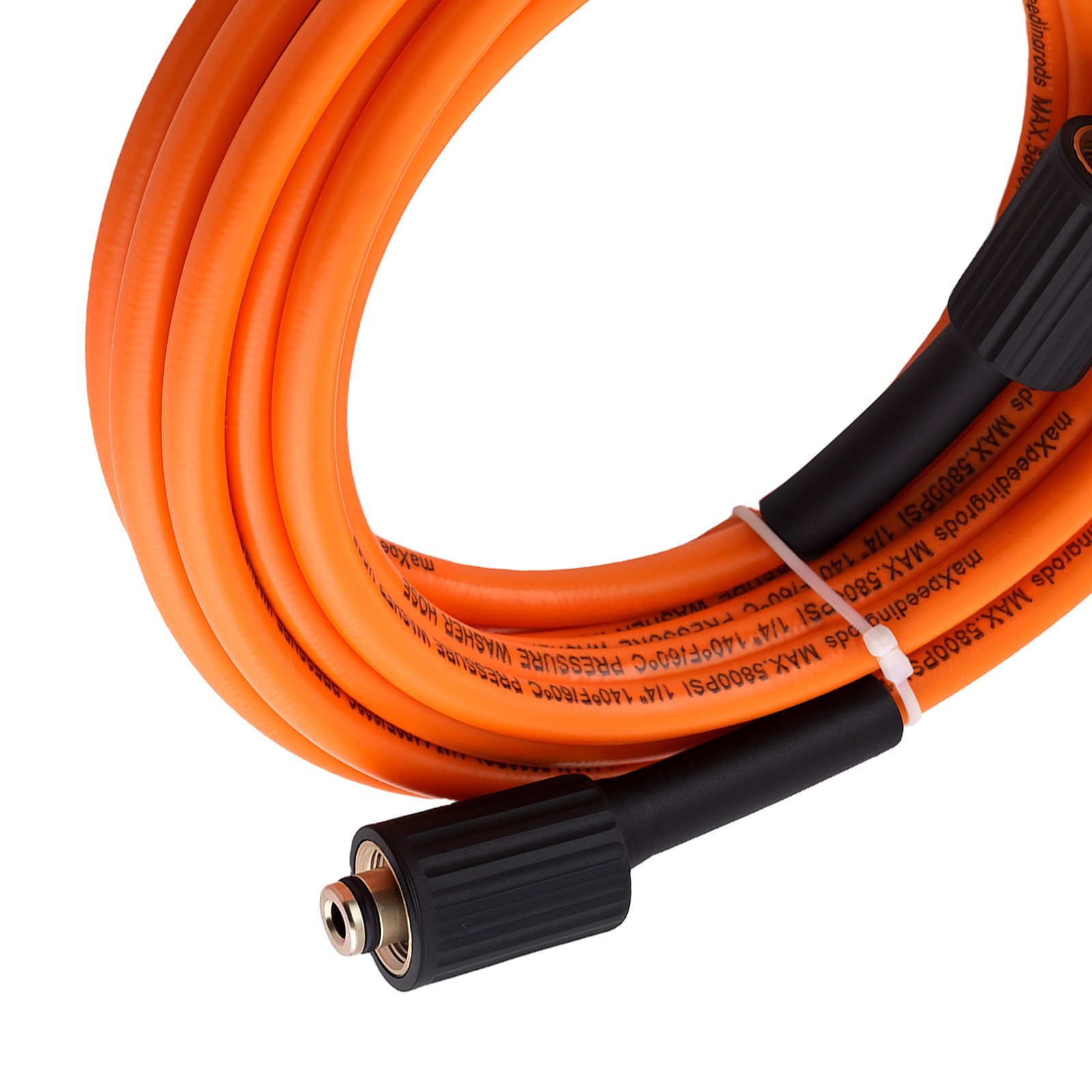 25FT Pressure Washer Hose 5800PSI 1/4″ Quick Connect Kink Resistant High Quality