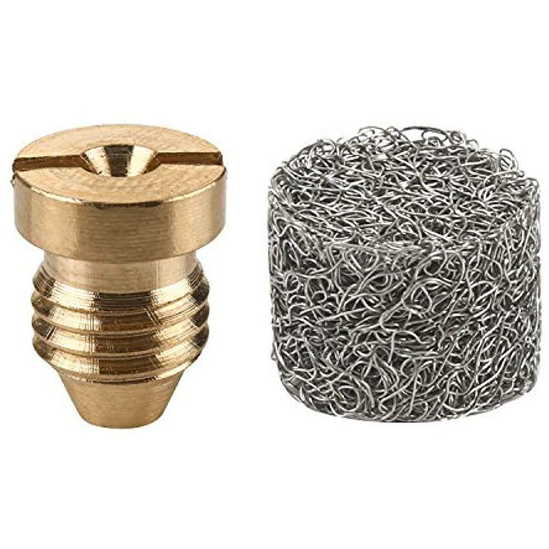 1x Stainless Steel Foam Maker & 1x NPT Male Screw Orifice Nozzle Tip Accessories
