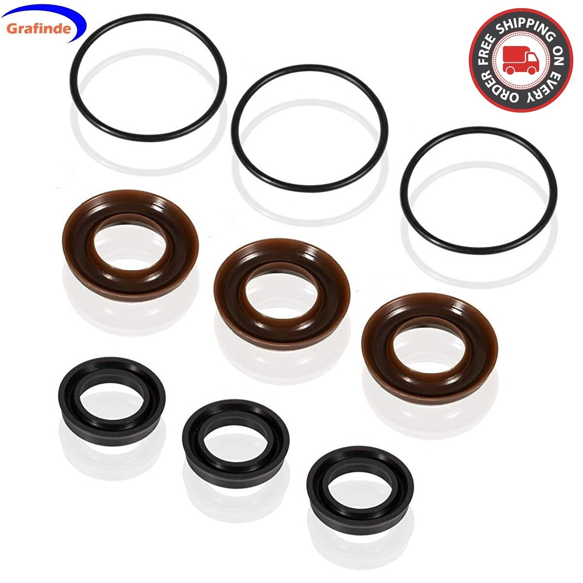 18mm AR1857 Seal Packing Kit XR Annovi Reverberi RK RKA RKV Pressure Washer Pump