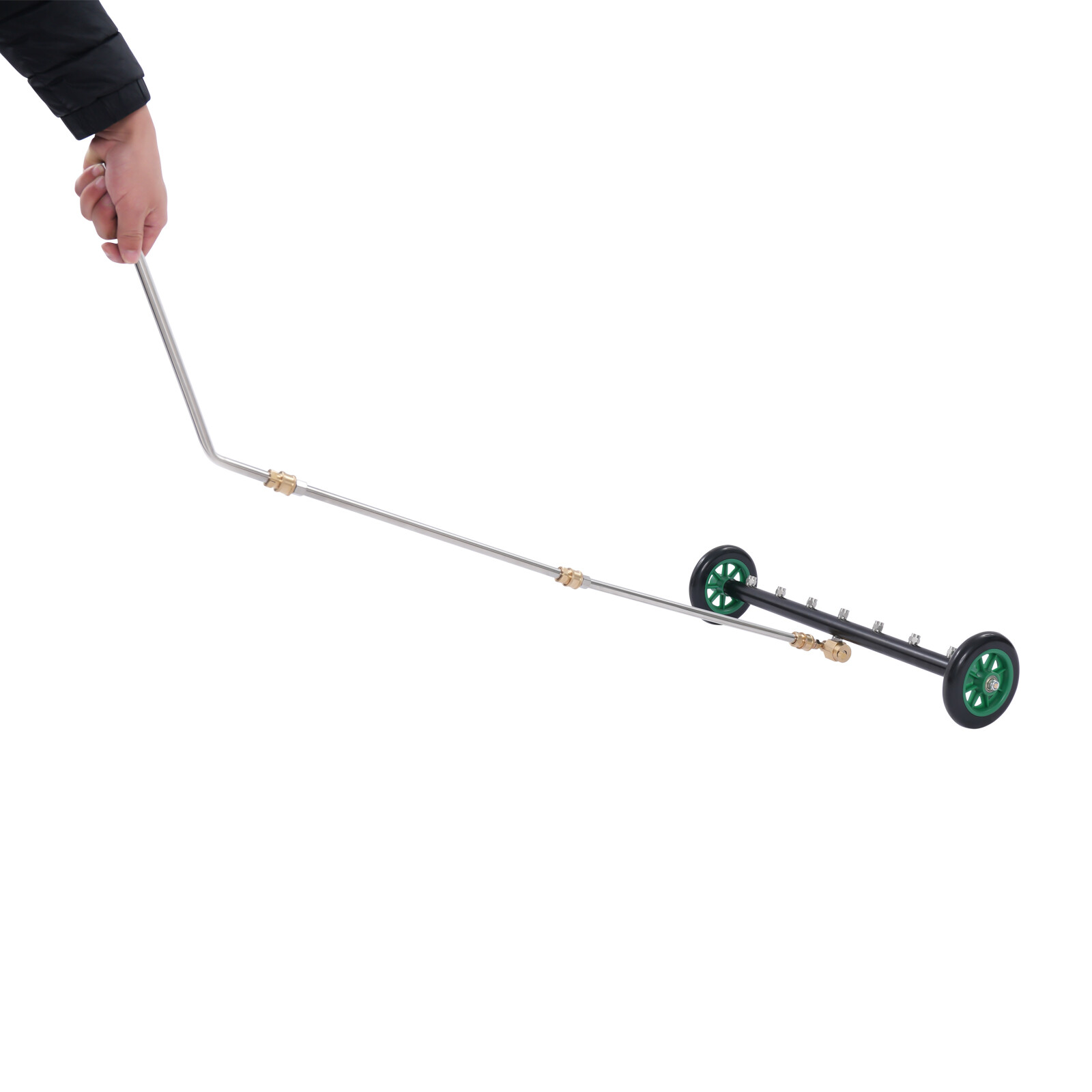 4000PSI Under Car Pressure Washer Undercarriage Cleaner Wash Broom w/ 7 Nozzles