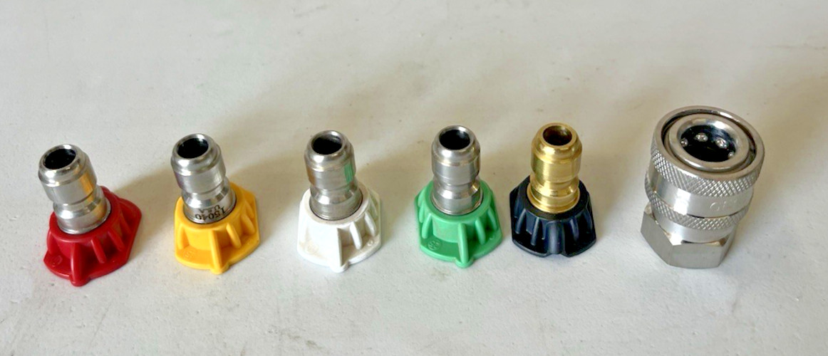 General Pump #7.5 Orifice Nozzles W/ Soap Nozzle & 1/4” Stainless Steel Socket
