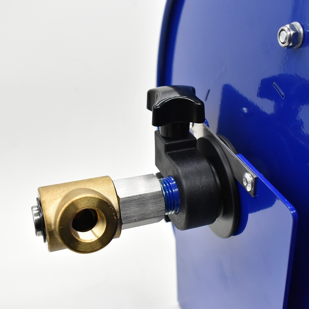 PW7191 Pressure Washer Manual Hose Reel Blue Powder Coated Steel – For 100ft