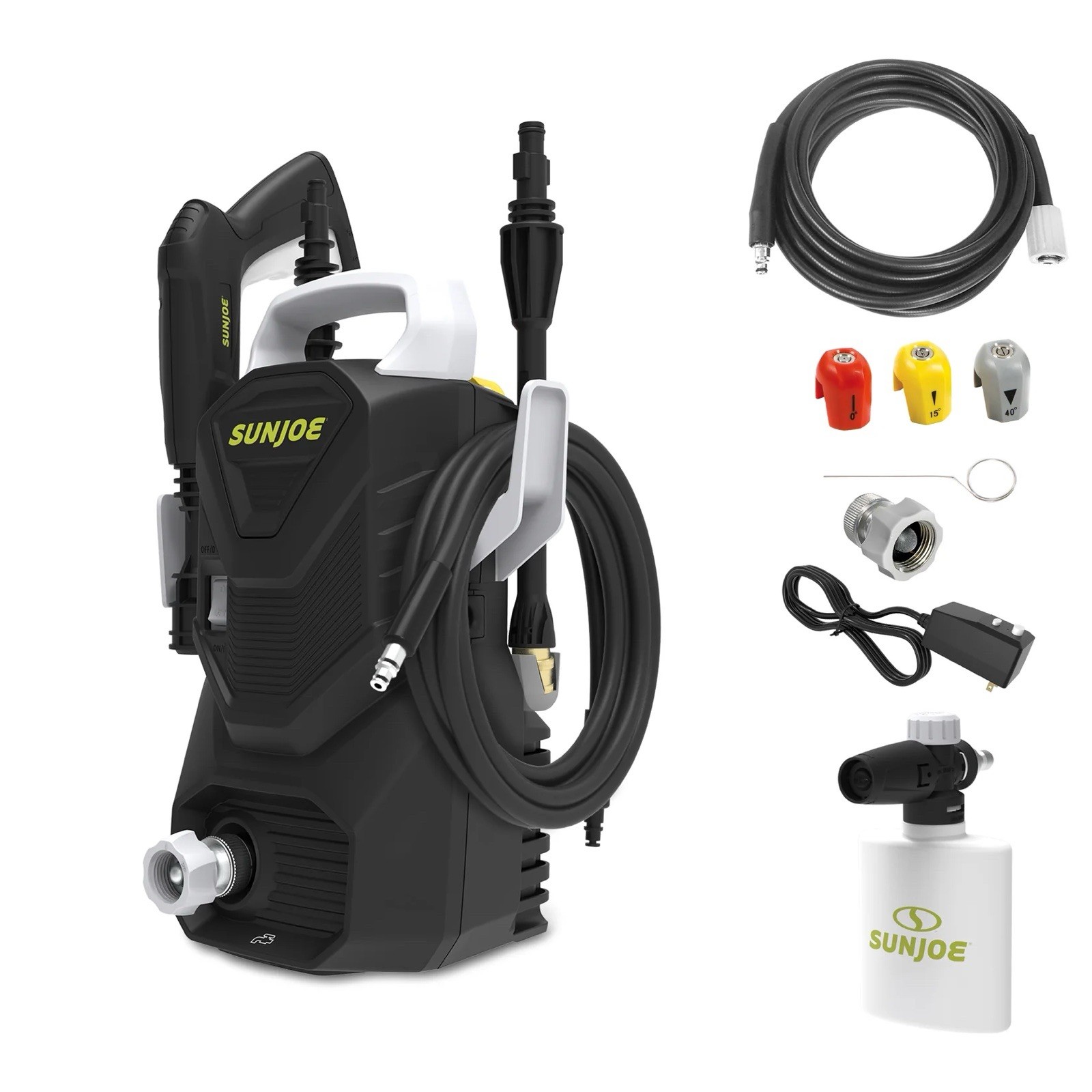 SUN JOE SPX15000-Q 1500 PSI PRESSURE WASHER 13-AMP FOAM CANNON – Scratch & Dent
