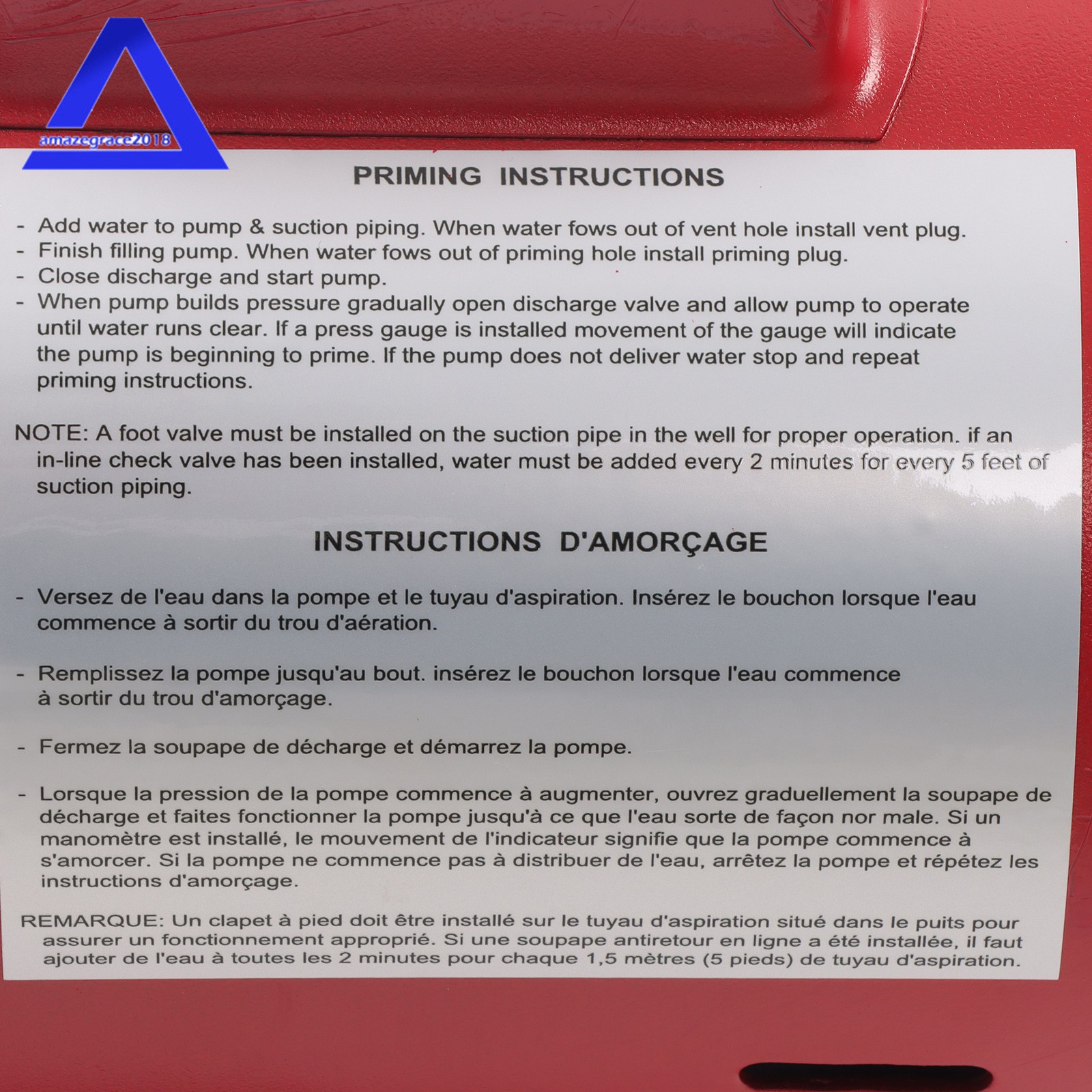 RJS-75-PREM Premium Cast Iron Shallow Well Jet Pump 3/4 HP 16 GPM Red 602207
