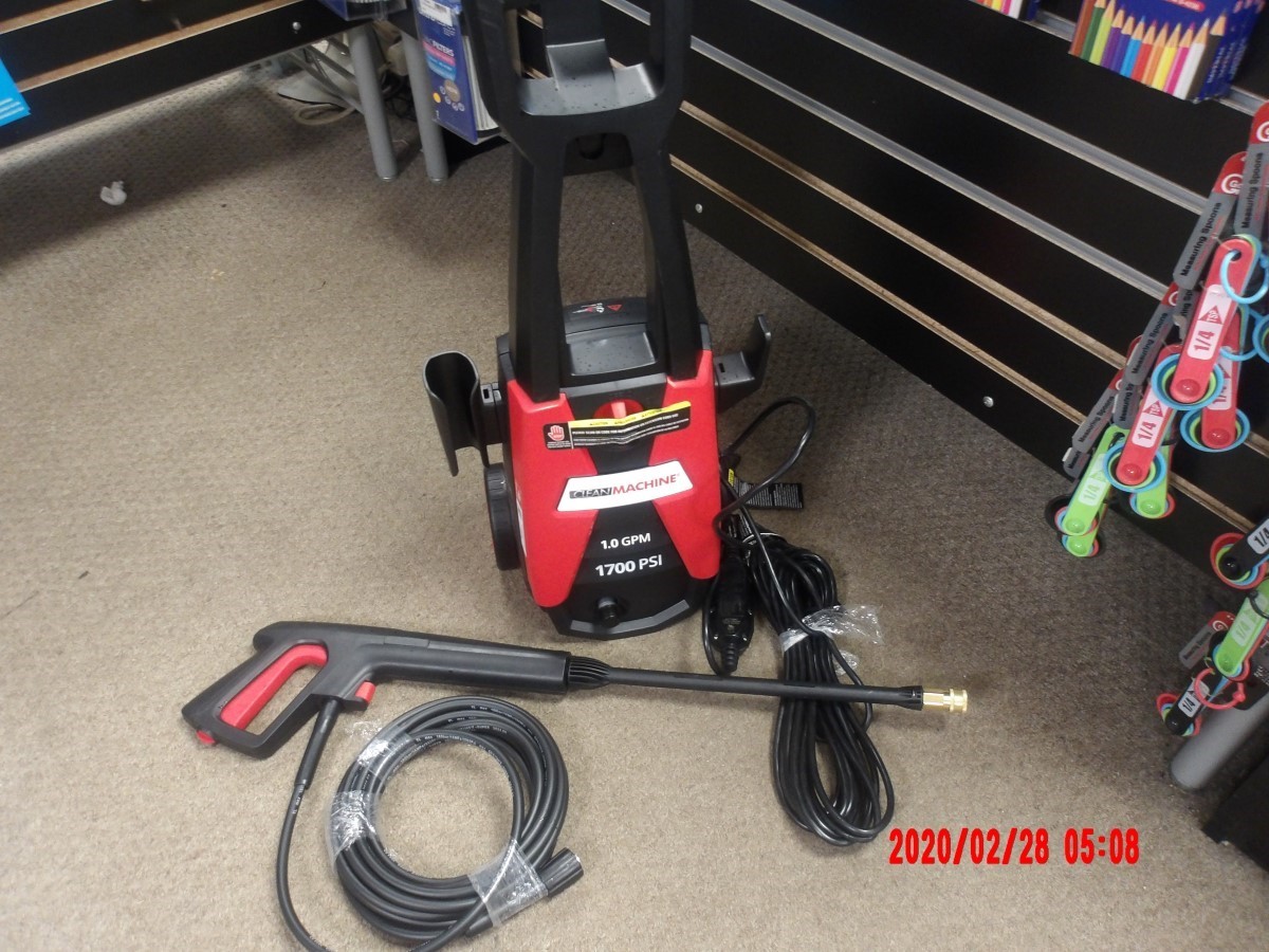 Simpson Clean Machine CM61351 Electric Pressure Washer 1700 PSI (TDW038561)