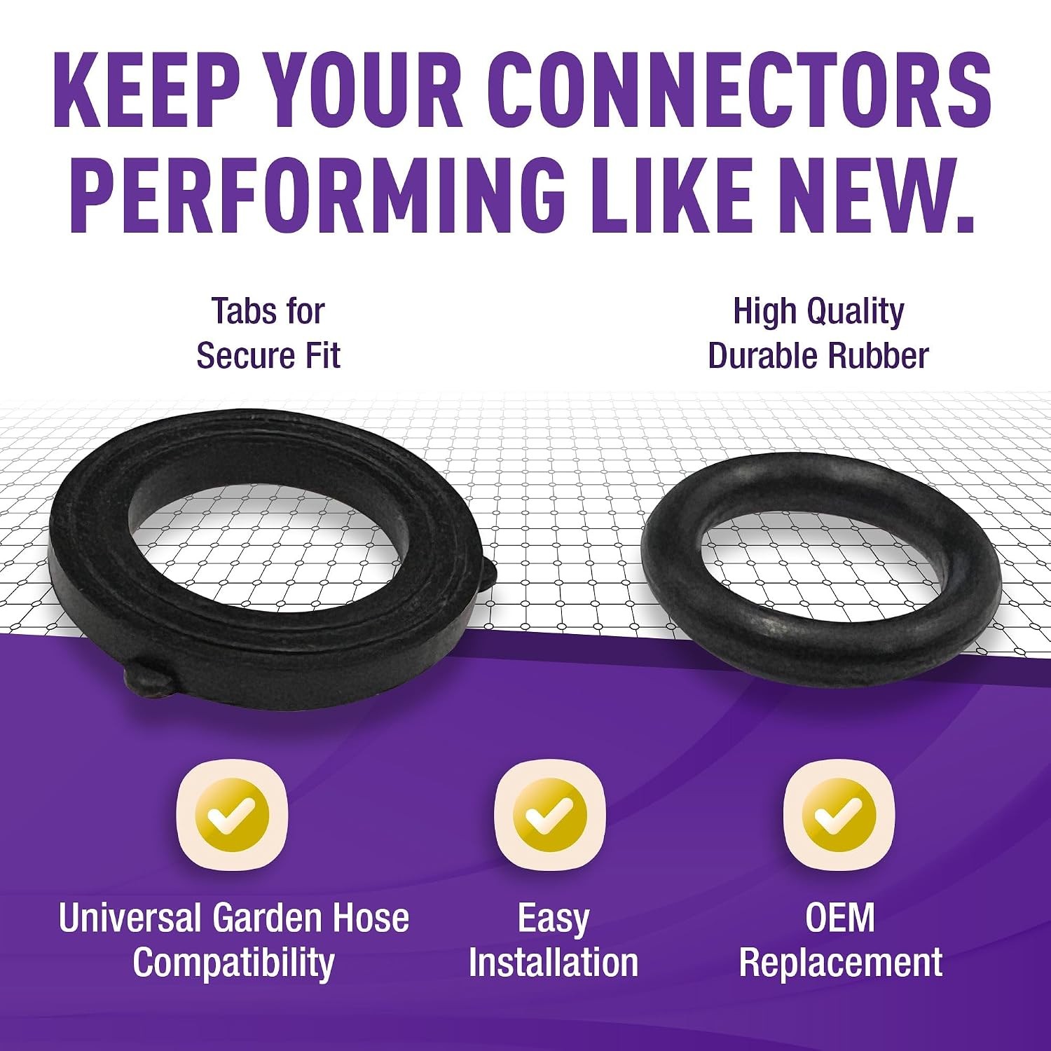 O-Ring and Washer Sets – Garden Hose Quick Connect Washer and O-Ring