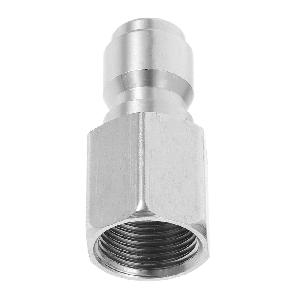 Stainless Steel Connector Set Pressure Washer Hose Quick Adapters Water