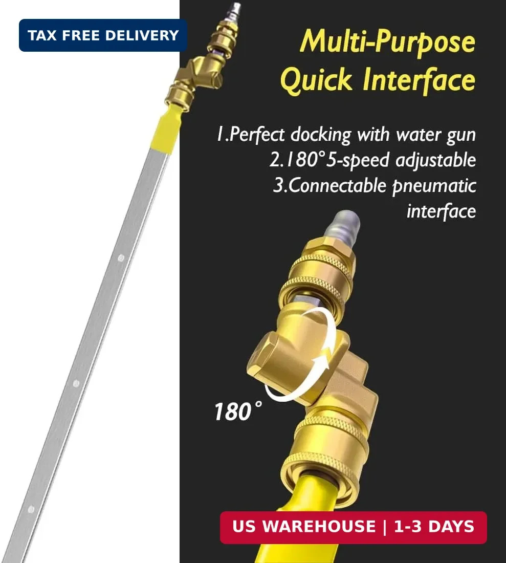 60cm/24in Radiator Cleaning Wand – Over 4500PSI Portable Pressure Washer Tool fo