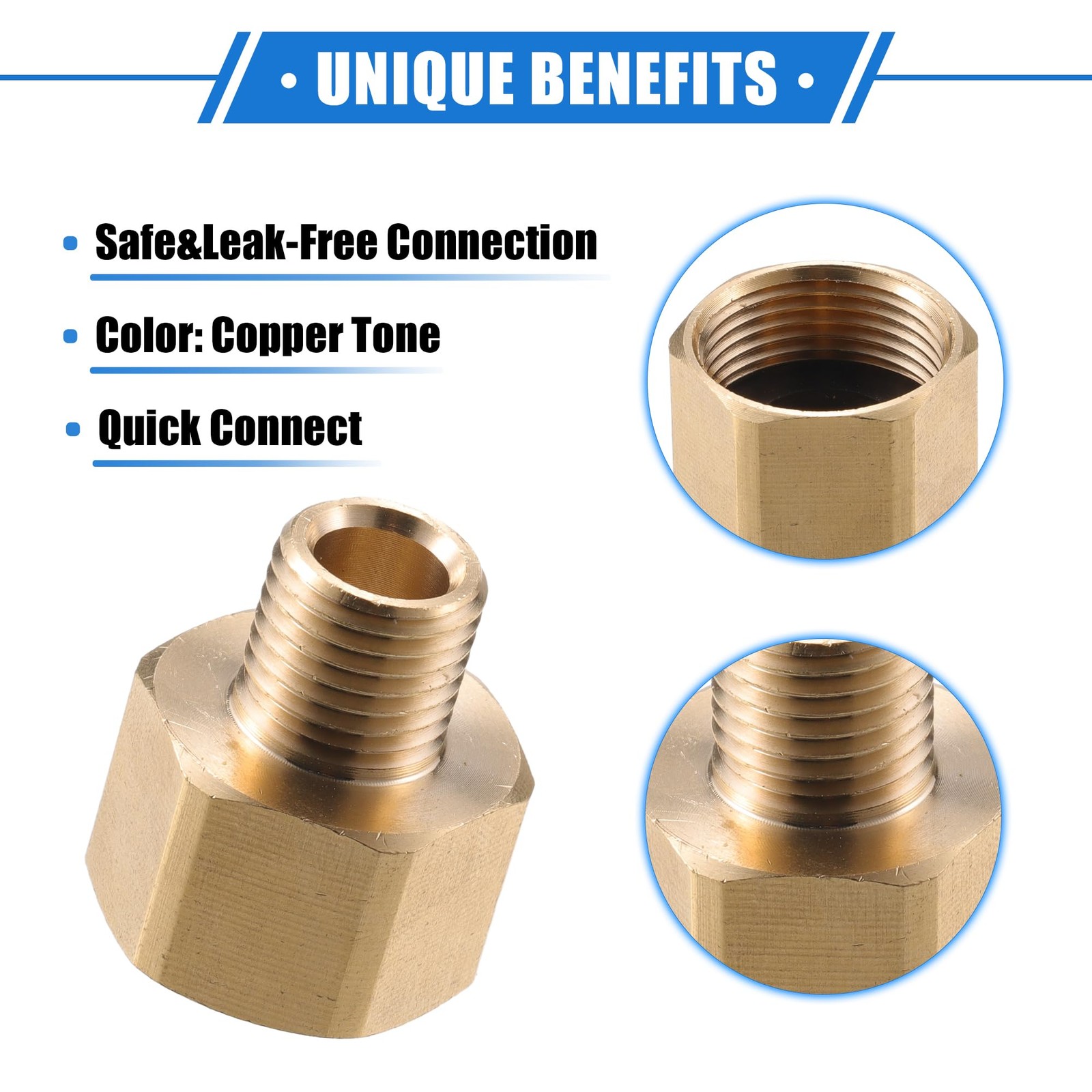 Pressure Washer Connector, G1/4″ to M14x1.5 Male Adapter Brass Screw Hose Con…