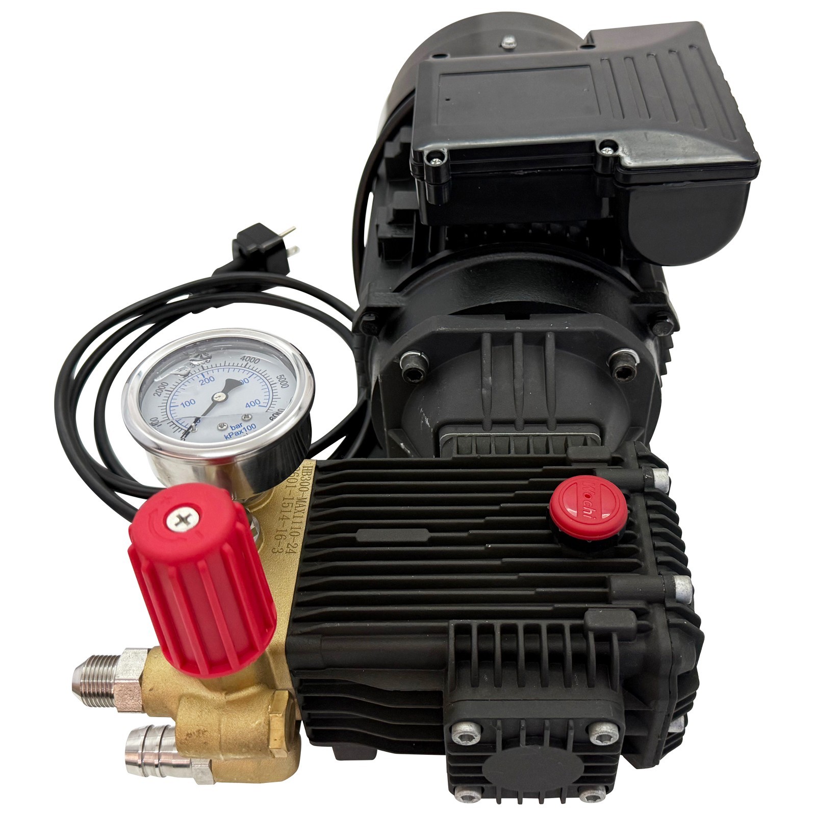 220V 2KW Car Pressure Washer Electric High Pressure Cleaning Machine 100bar