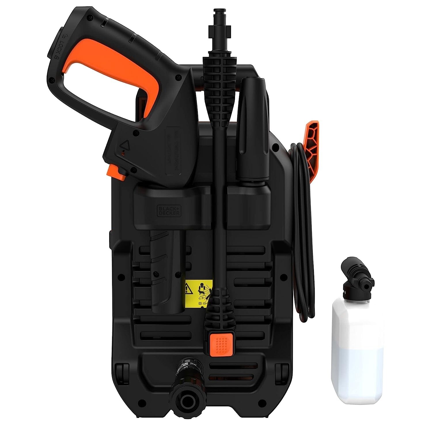 BLACK+DECKER BEPW1600-IN 1300W 1600 PSI 110 Bar Pressure Washer for Car wash