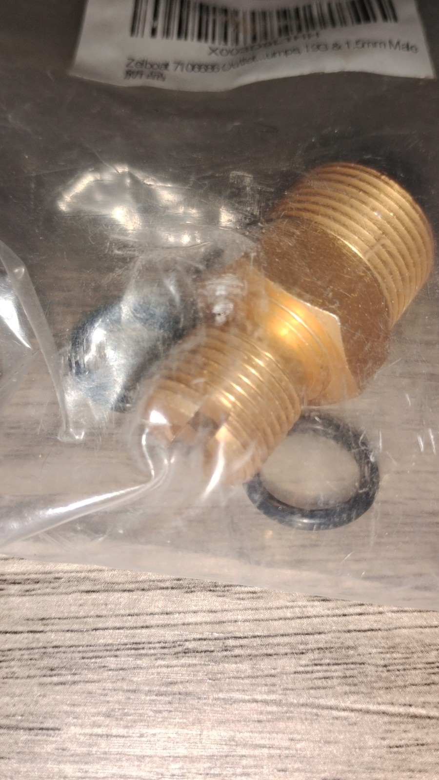 7106686 Outlet Connector for Gas Powered Pressure Washer Pumps, 19G & 1.5mm Male