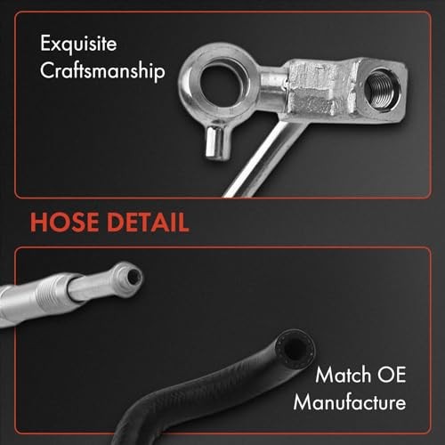 Power Steering Pressure & Return Hose Line Assembly Compatible with Infiniti