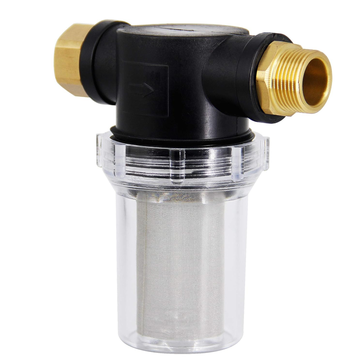 Hose Filter Attachment Line Water Hose Filter with 100 Mesh and 40 Mesh Screen,