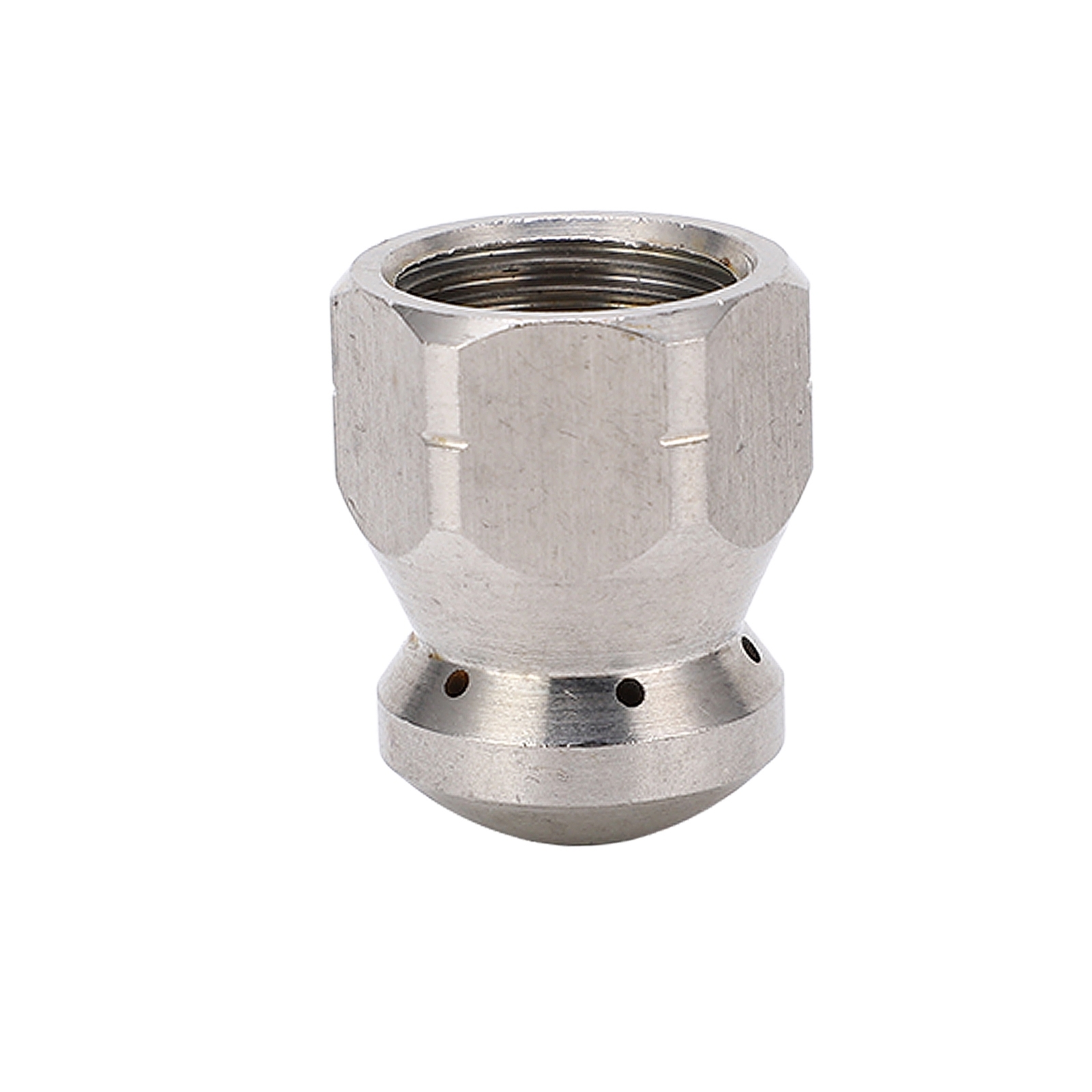 5000PSI 6 Holes G3/8in High Pressure Washer Nozzle Pipe Dredging Cleaning Nozzle