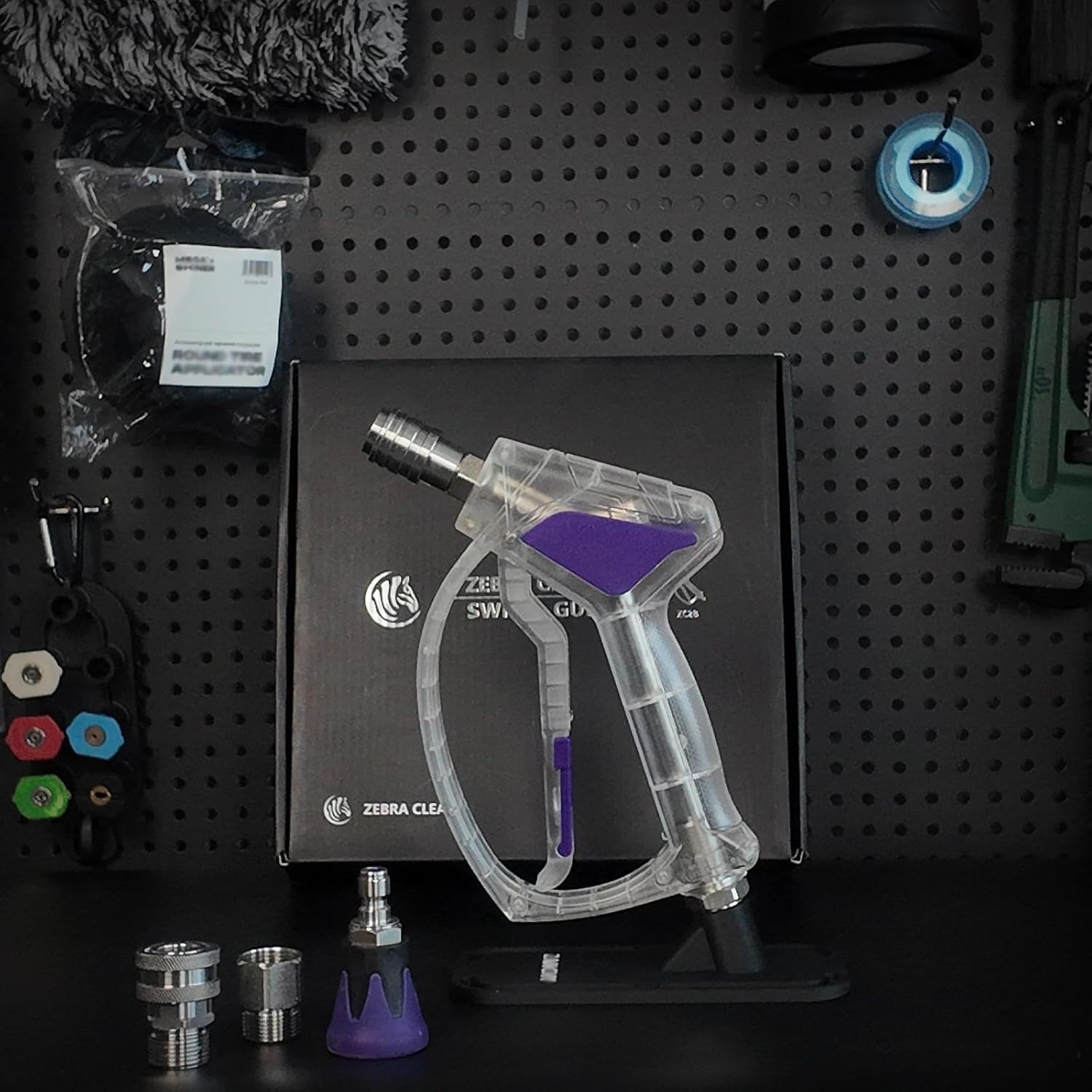 Short Pressure Washer Gun, Swivel Power Washer Gun 4060 PSI, Stubby Pressure