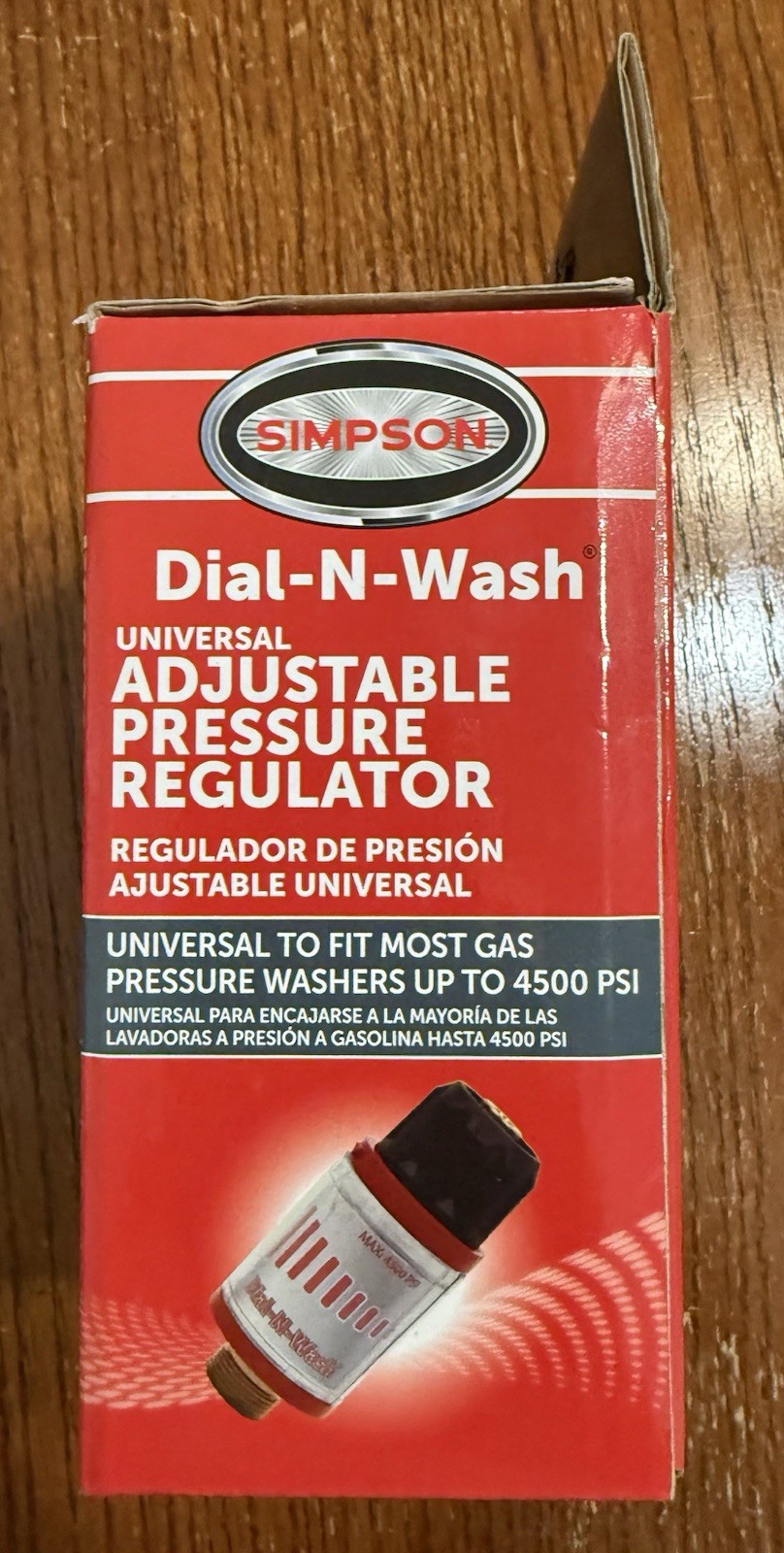 Simpson Dial-N-Wash Adjustable Pressure Regulator 4500 PSI New
