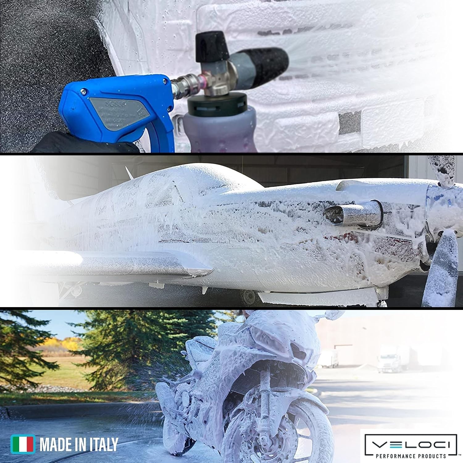 PF22 Foam Cannon with 32 oz Wide Mouth Bottle – Professional Car Wash Essential
