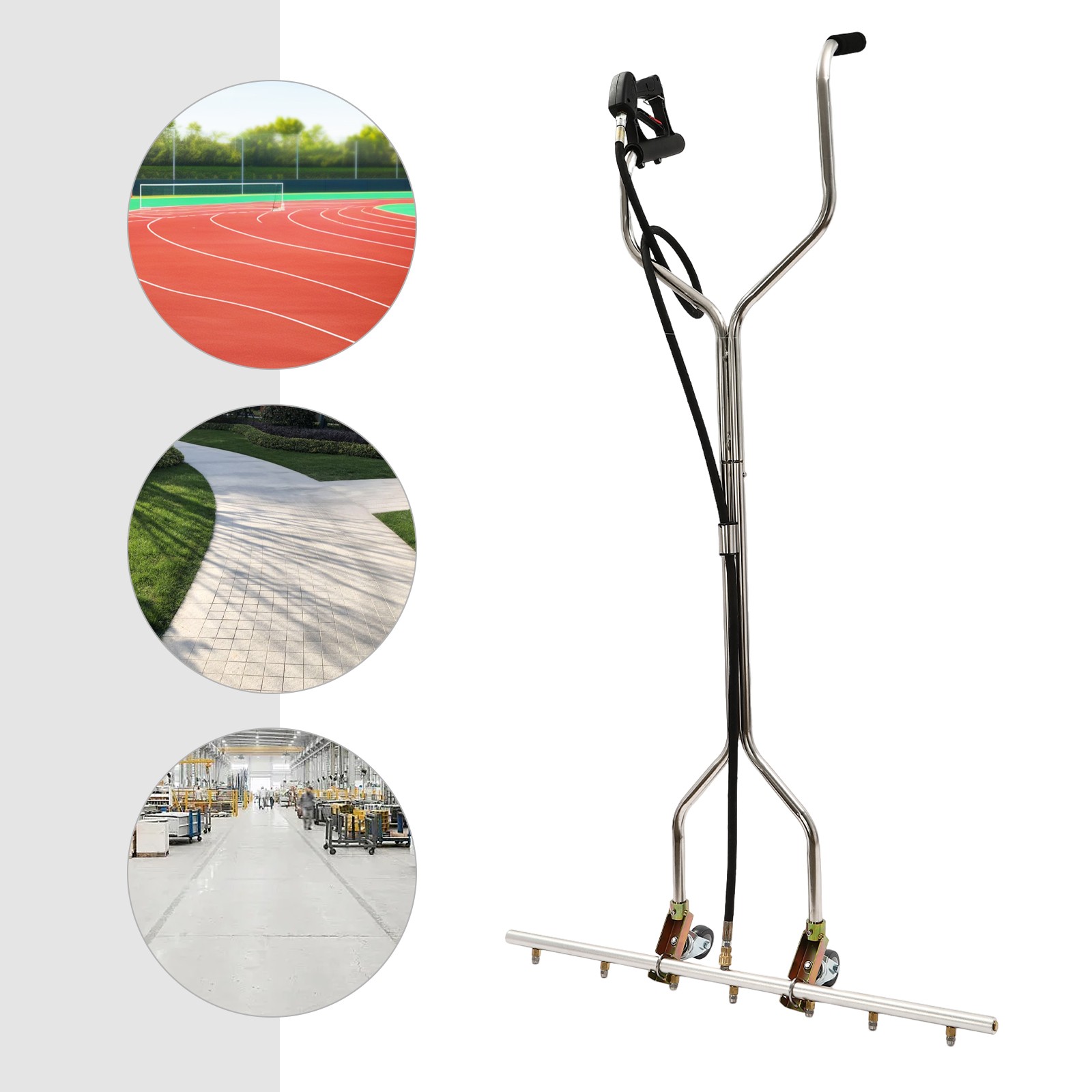 39” 5000psi Pressure Washer Water Broom with 7 Nozzles For Hot and Cold Water
