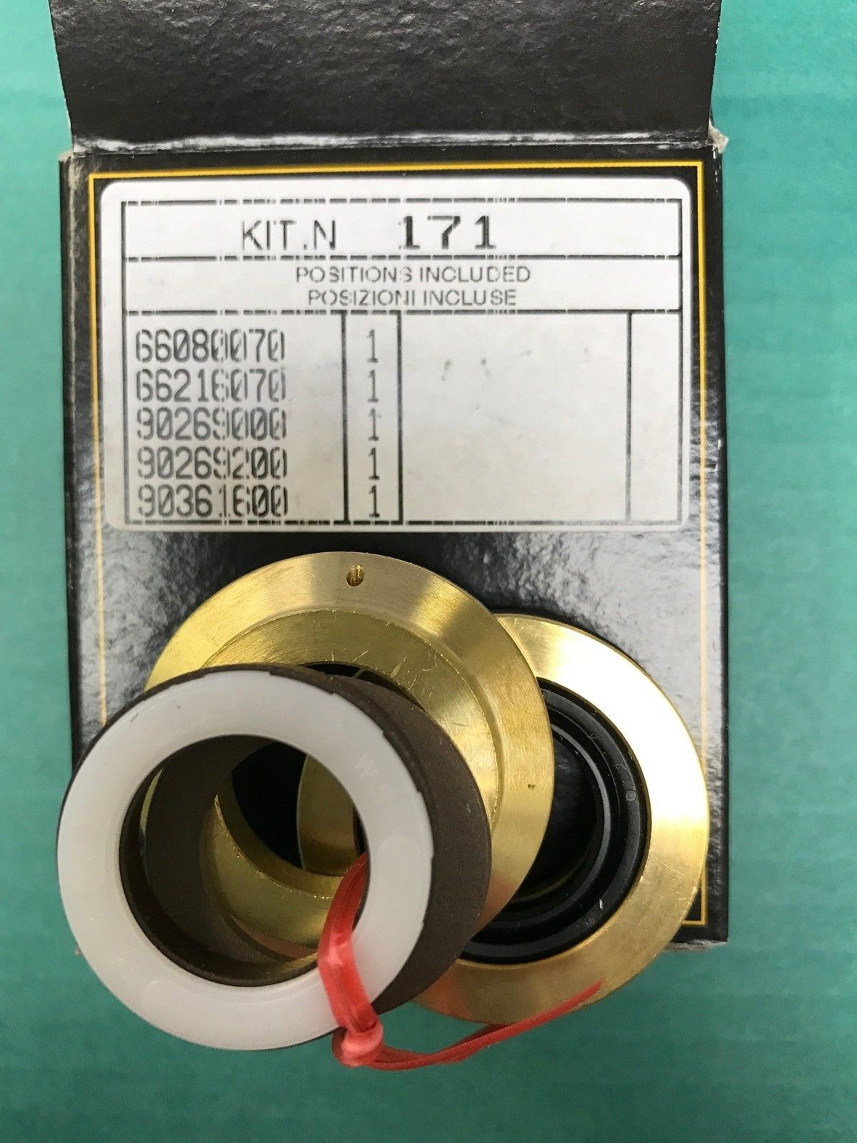 GENERAL PUMP INTERPUMP OEM KIT 171 PACKING KIT WITH BRASS 20MM FOR TSF PUMPS