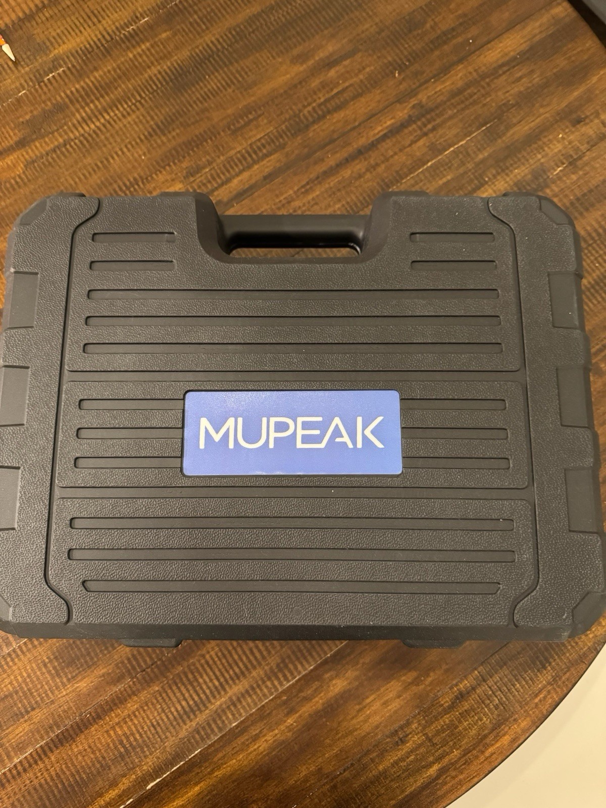 MUPEAK 21V Cordless Pressure Washer Kit 2 Batteries Hard Case Tested Open Box